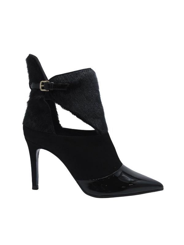 POLETTO  HAKİKİ DERİ TAY/HAKİKİ DERİ SIYAH Bot Topuklu 992 60