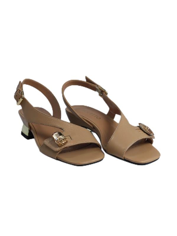 POLETTO  HAKİKİ DERİ TOPRAK Sandalet Topuklu 544 16