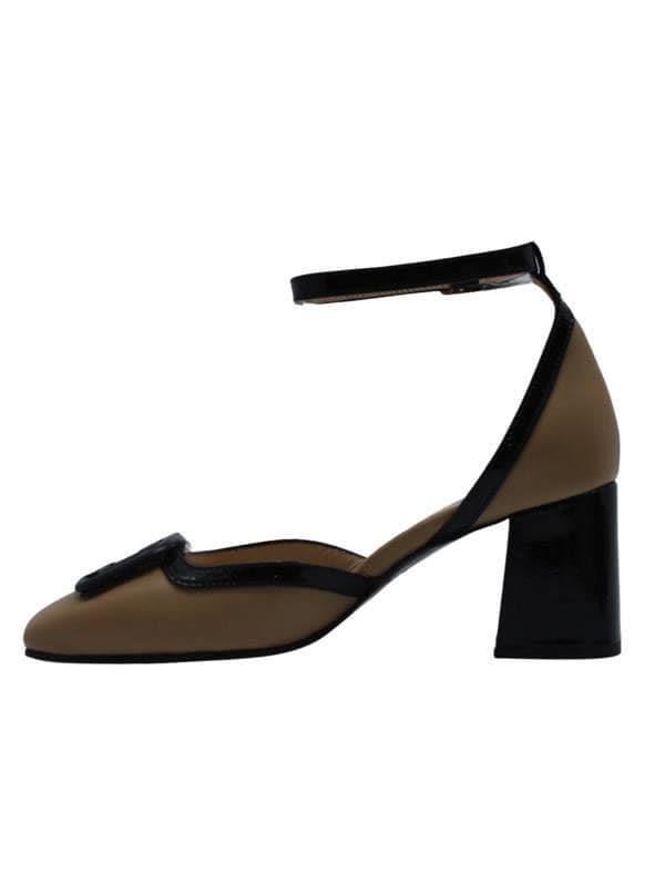 POLETTO  HAKİKİ DERİ TOPRAK-SIYAH Ayakkabı Günlük 230 16