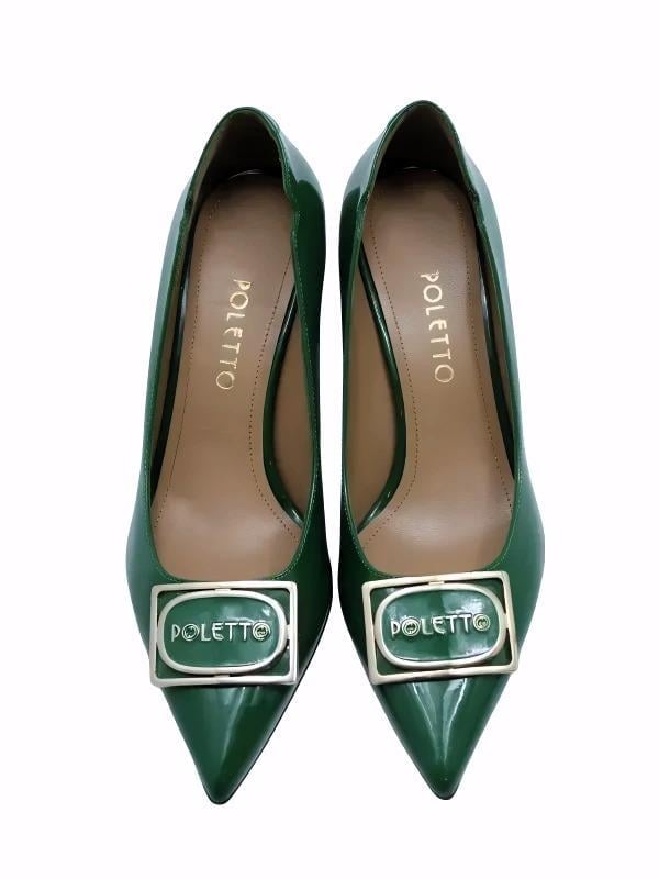 POLETTO  HAKİKİ DERİ YESIL Ayakkabı Stiletto 9841 82 V1