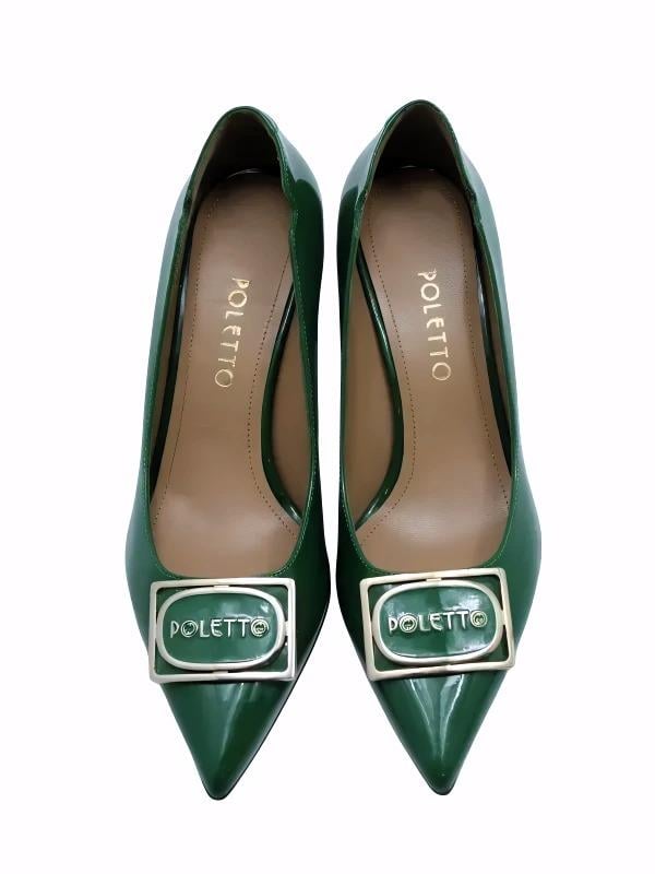 POLETTO  HAKİKİ DERİ YESIL Ayakkabı Stiletto 9841 82 V1