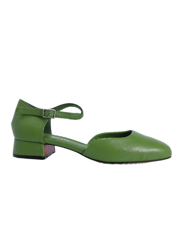 POLETTO  HAKİKİ DERİ YESIL Babet Kapalı 4586 09 V1