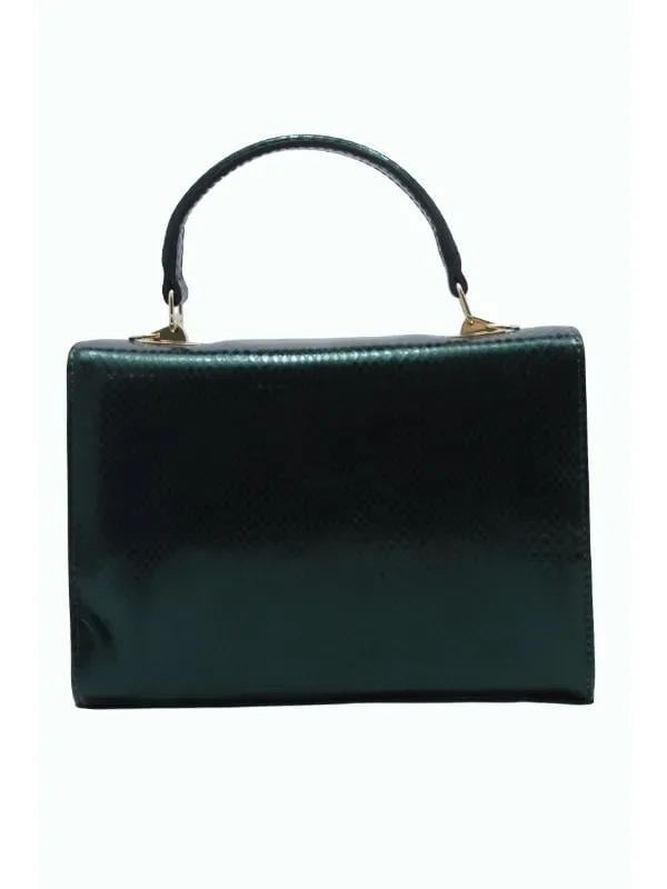 POLETTO  HAKİKİ DERİ YESIL Çanta EL Tutmalı CNT 776 V3