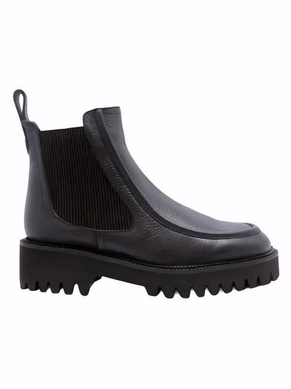 POLETTO  HAKİKİ DERİ/KÜRK ASTAR KAHVE Bot Düz  5780 63 K