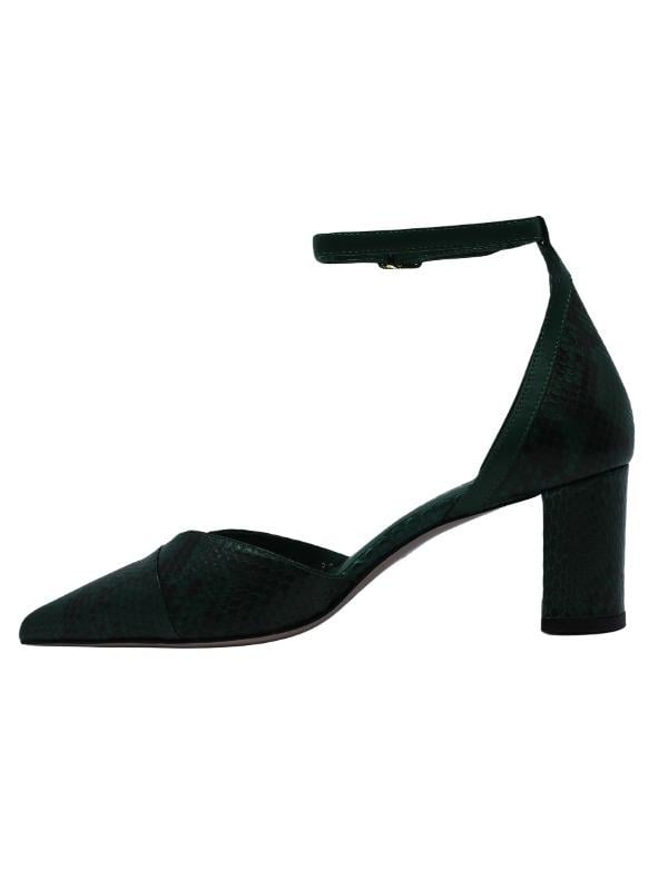 POLETTO  HAKİKİ YILAN/HAKİKİ DERİ YESIL Ayakkabı Stiletto 9841 114 V1 YLN