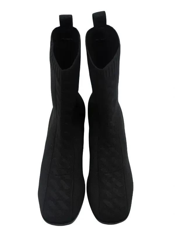 POLETTO  TEKSTİL SIYAH Bot Topuklu 7734 16