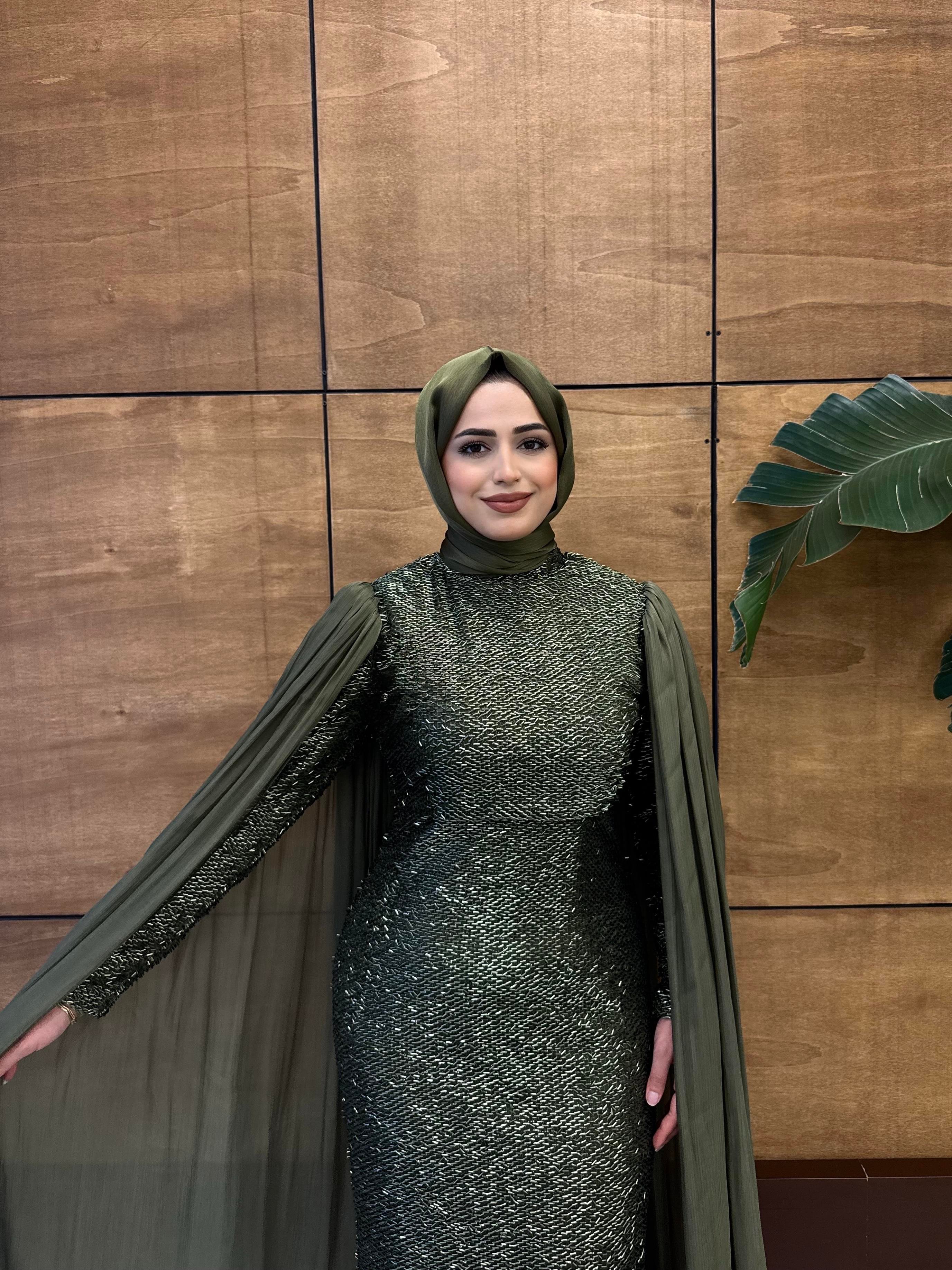 BEYHAN BUTİKAlfa Abiye Yağ Yeşil