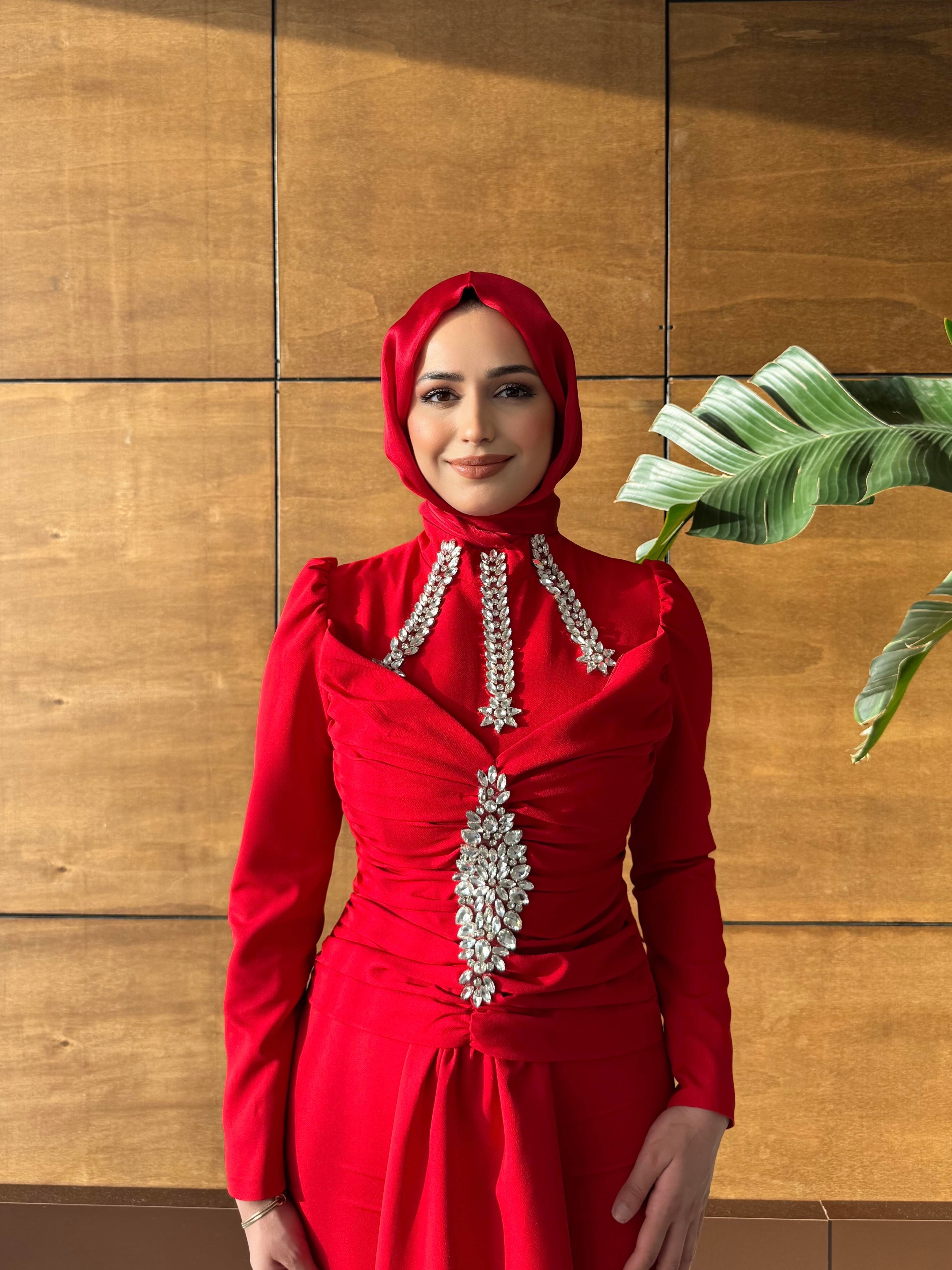 BEYHAN BUTİKDiva Abiye Kırmızı
