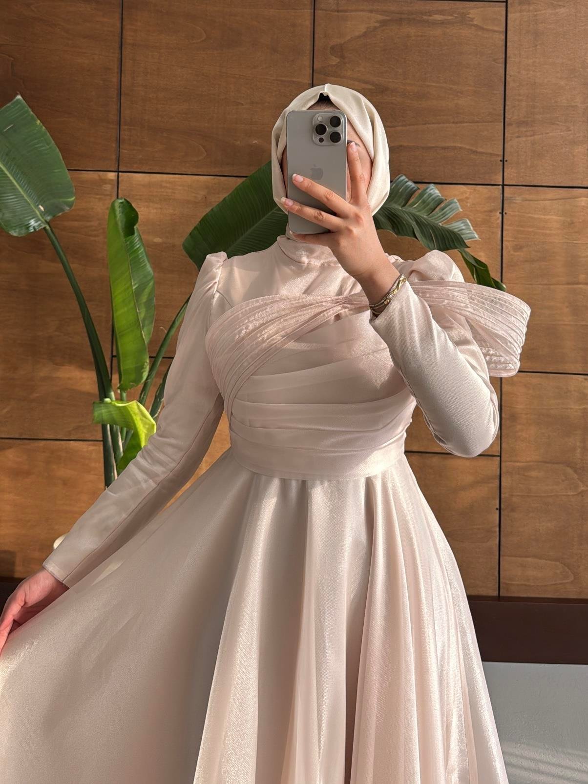 BEYHAN BUTİKFatma Abiye Bej