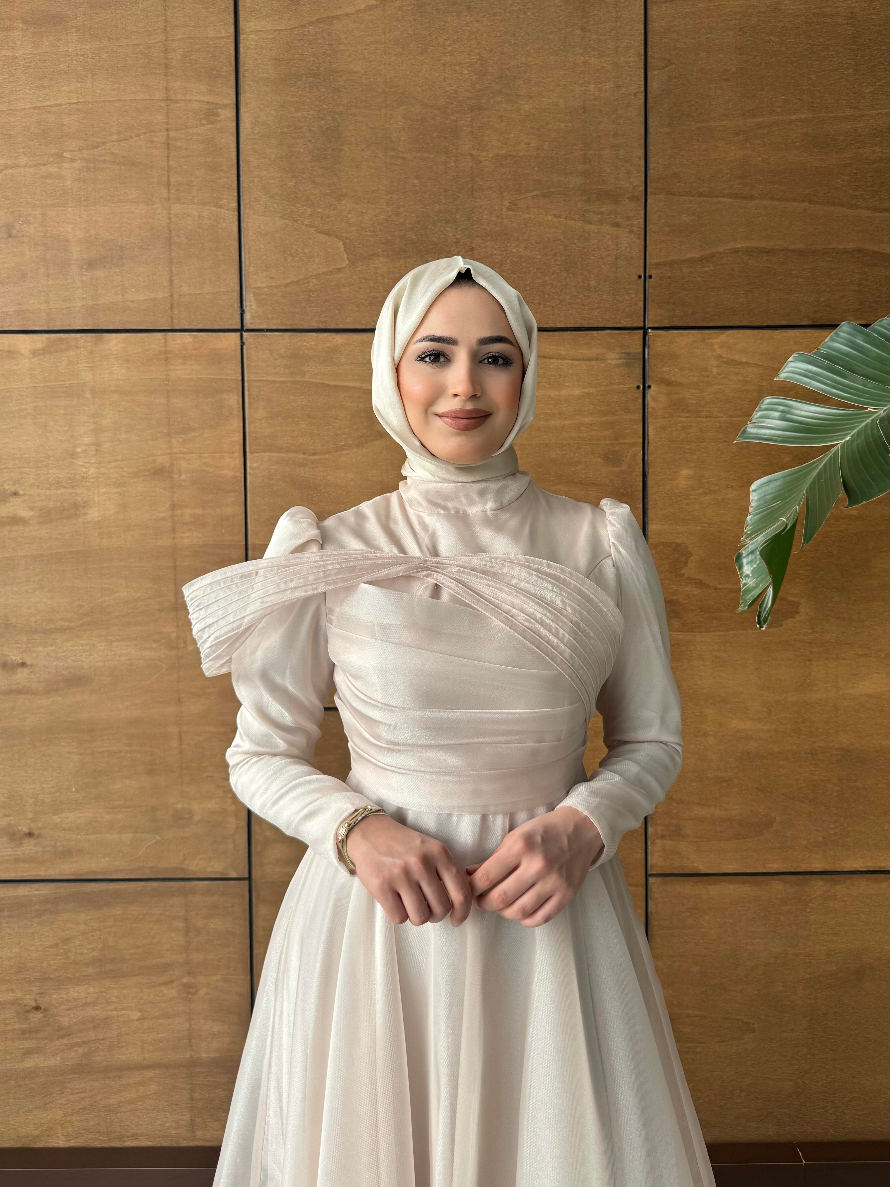 BEYHAN BUTİKFatma Abiye Bej