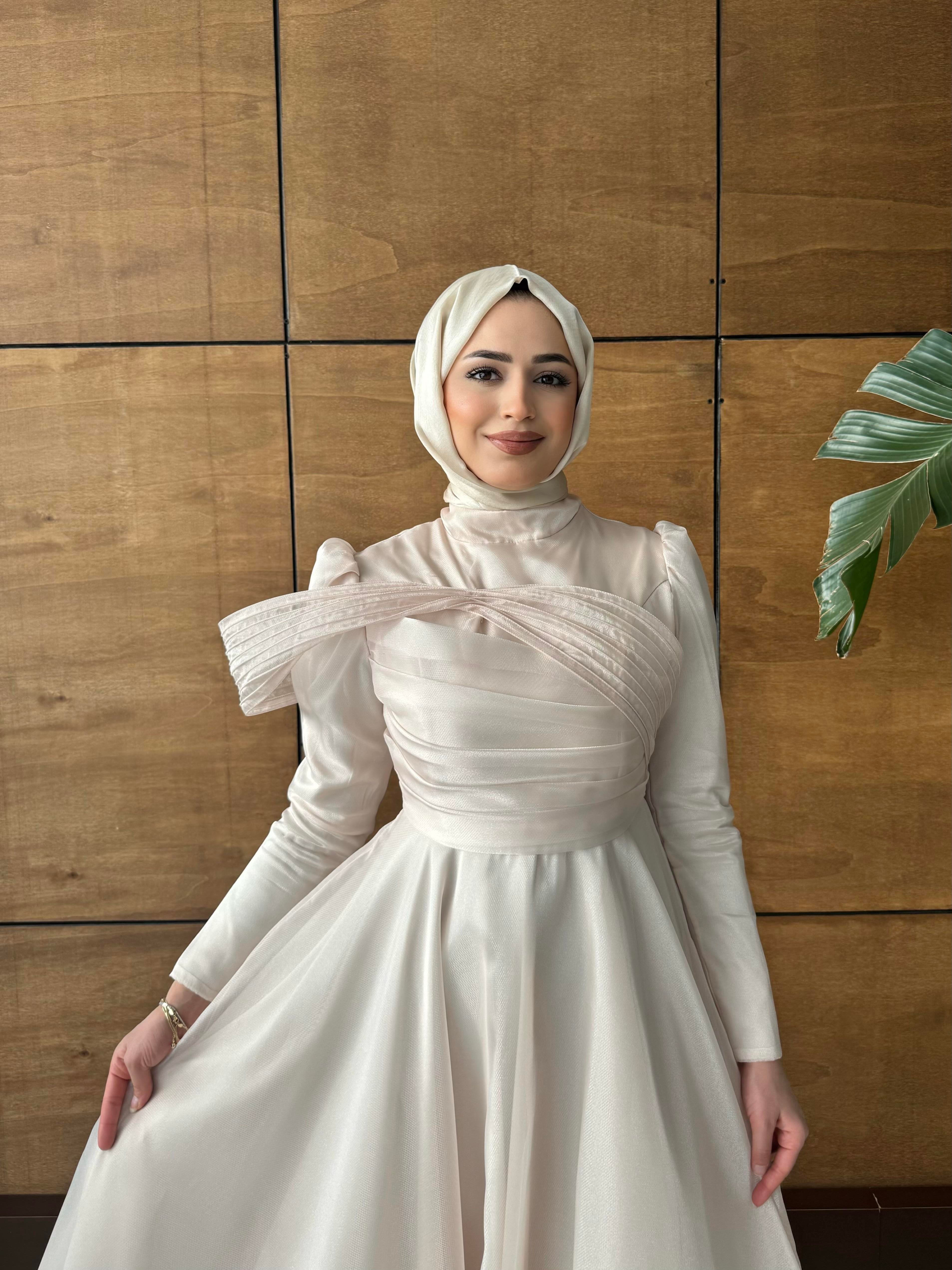 BEYHAN BUTİKFatma Abiye Bej
