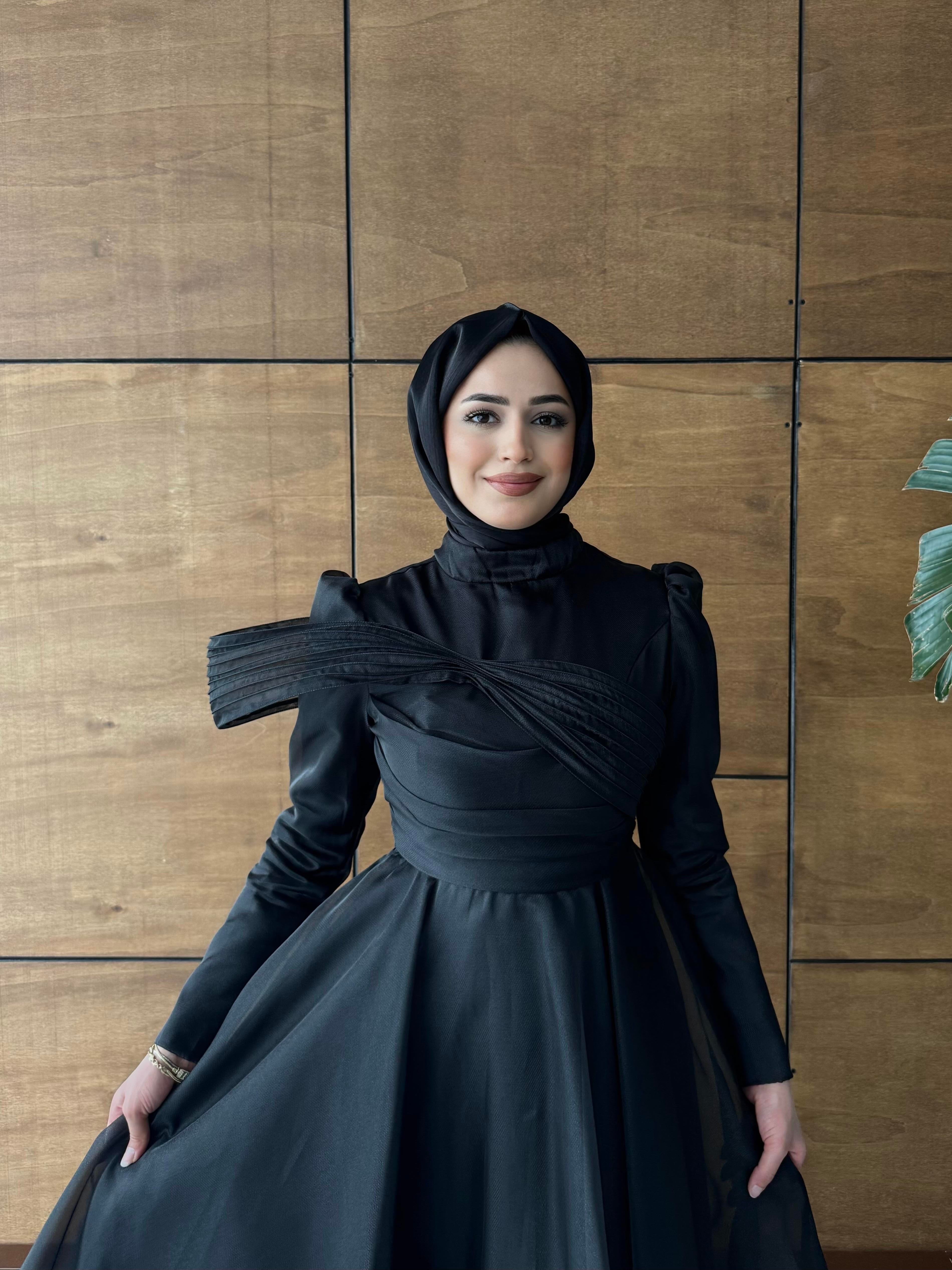 BEYHAN BUTİKFatma Abiye Siyah
