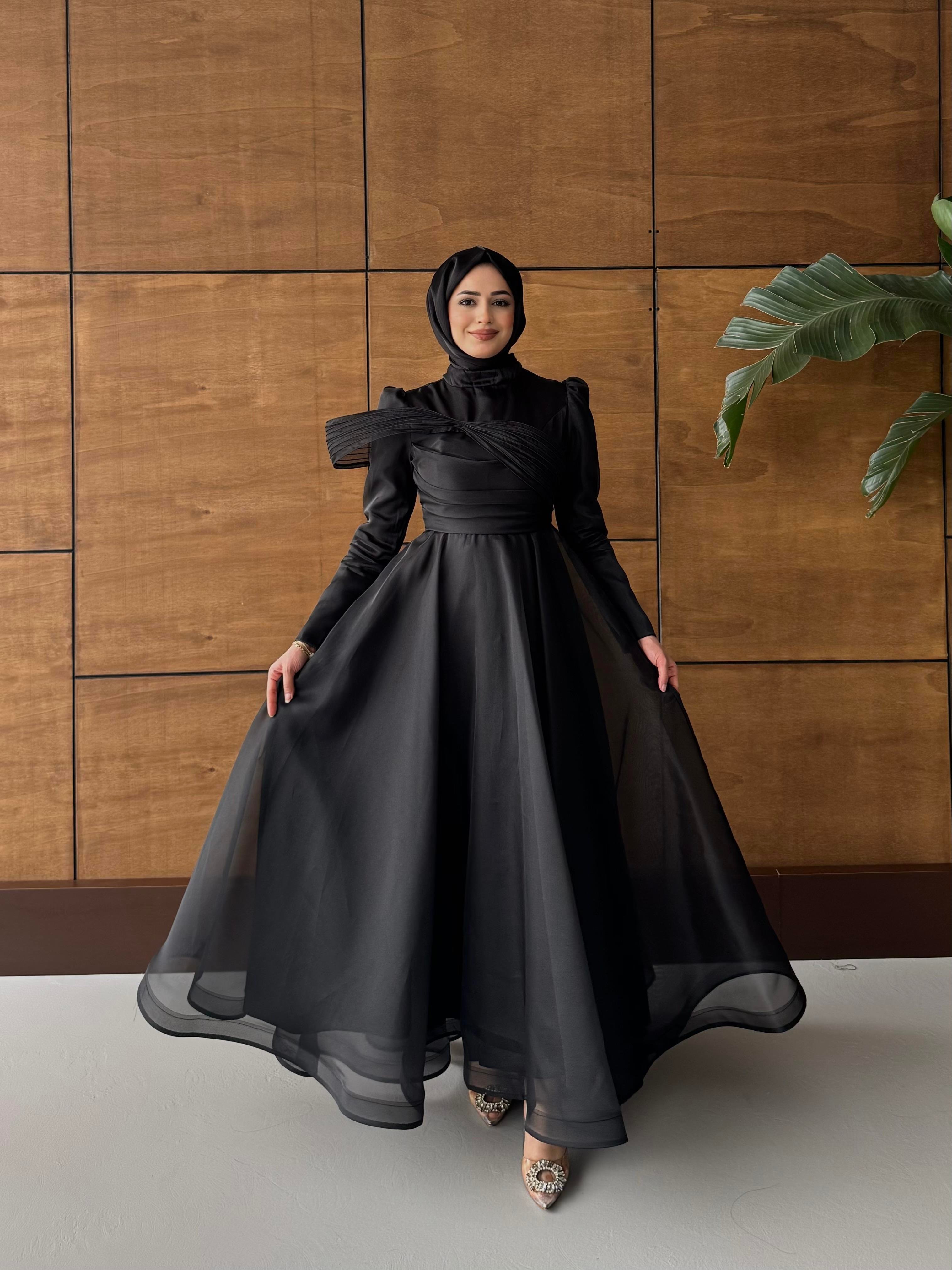 BEYHAN BUTİKFatma Abiye Siyah