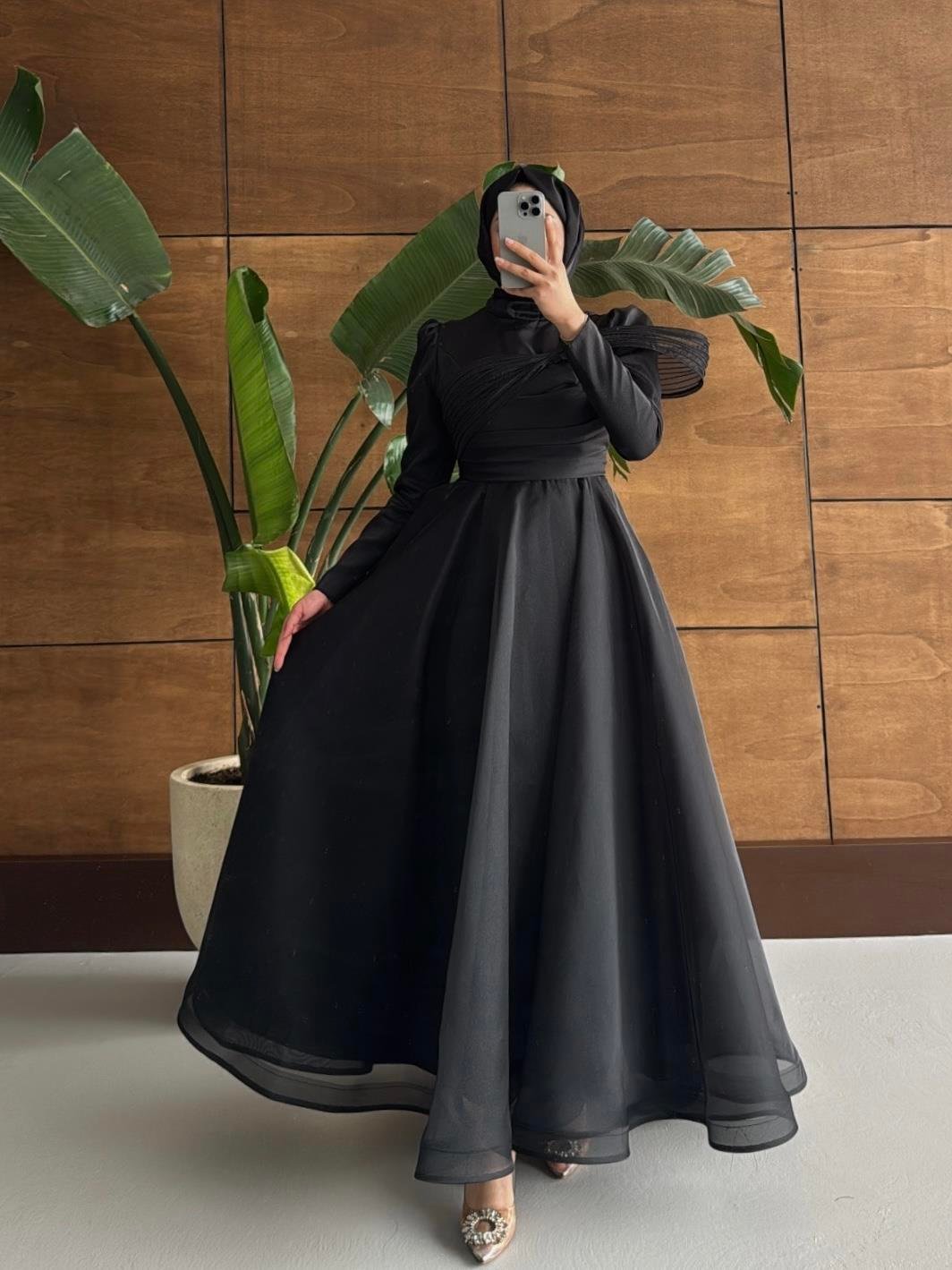 BEYHAN BUTİKFatma Abiye Siyah