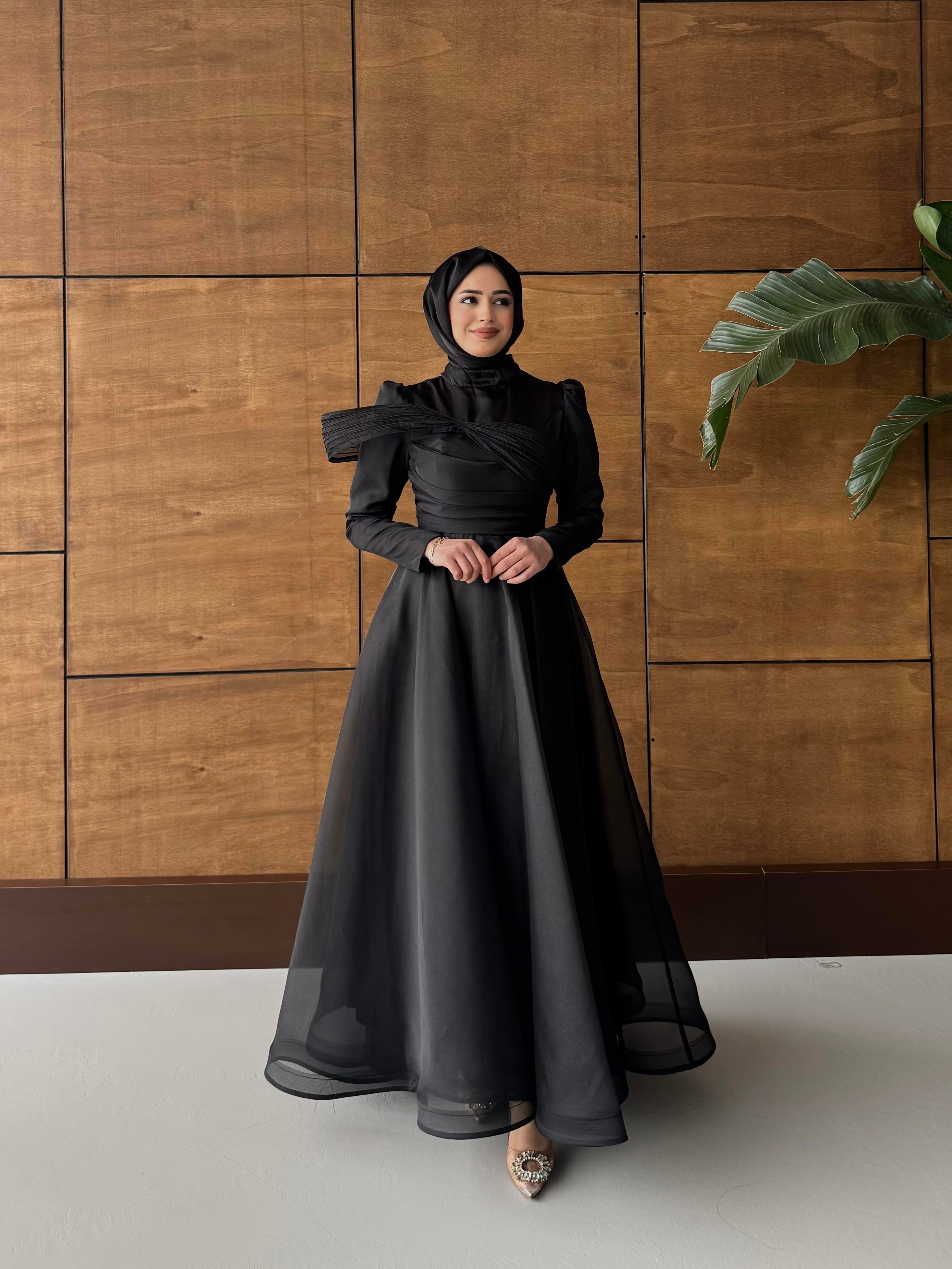BEYHAN BUTİKFatma Abiye Siyah