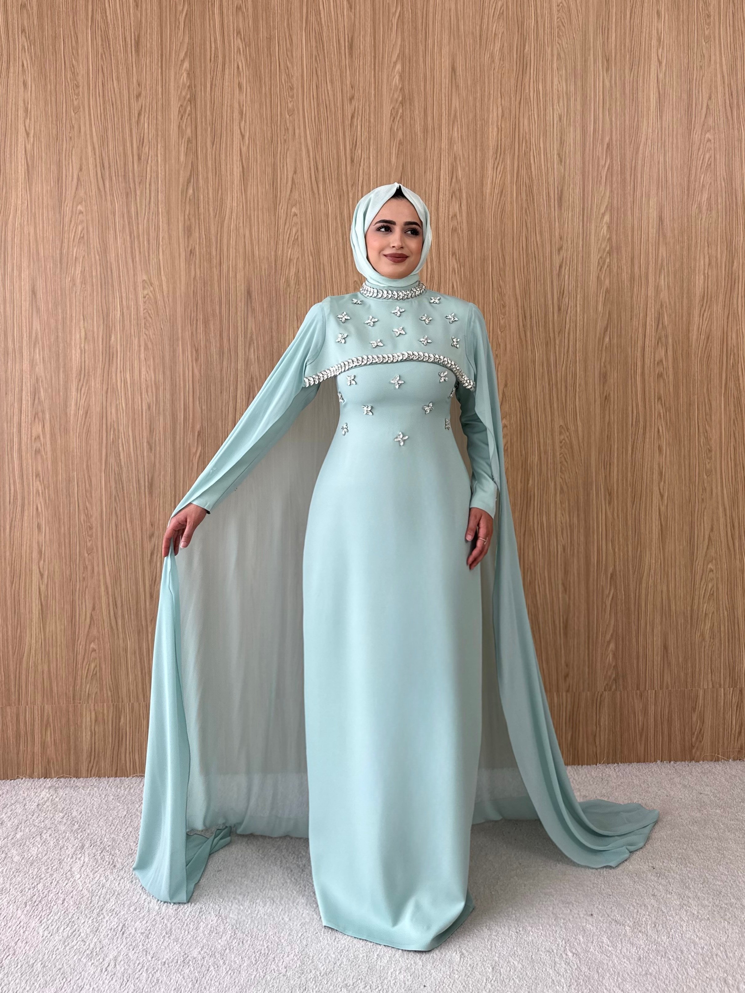 BEYHAN BUTİKKelebek Mint Yeşil