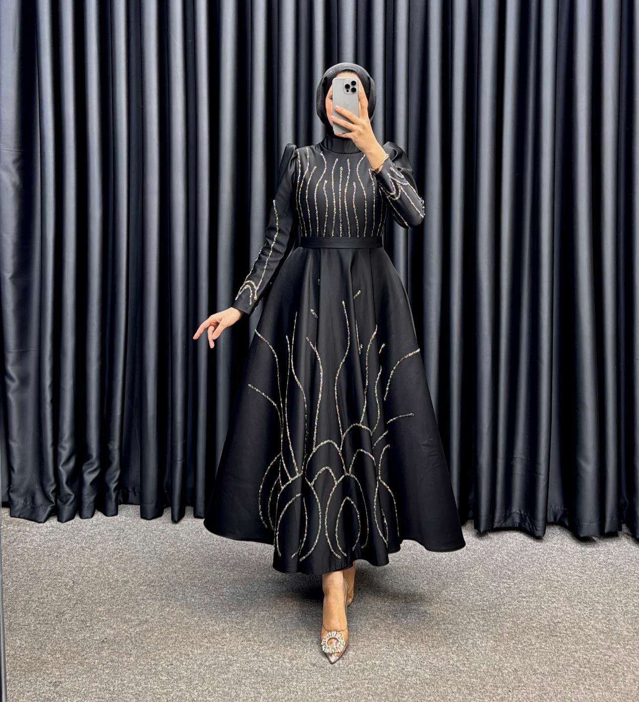 Perla Abiye Siyah