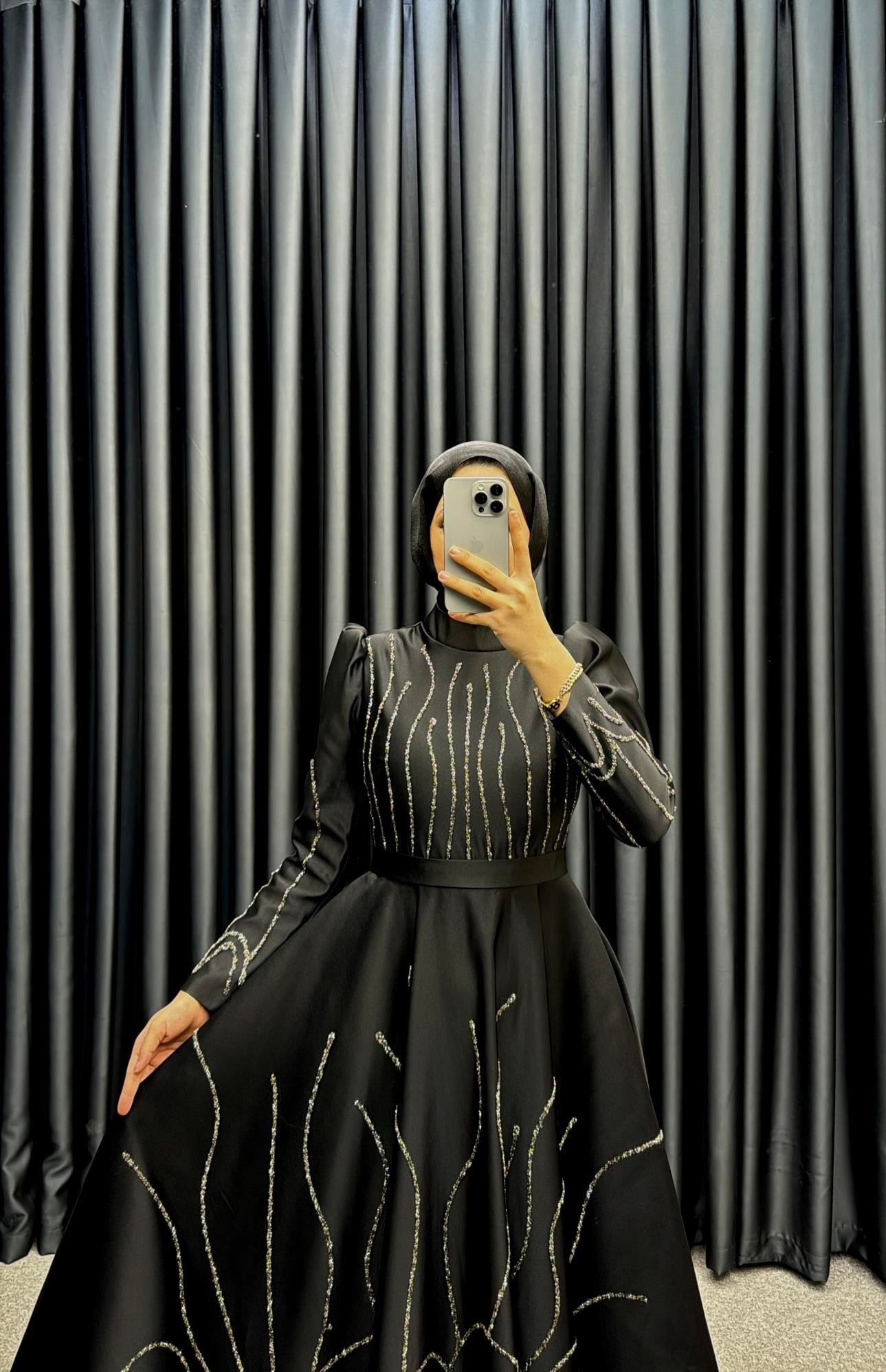 Perla Abiye Siyah