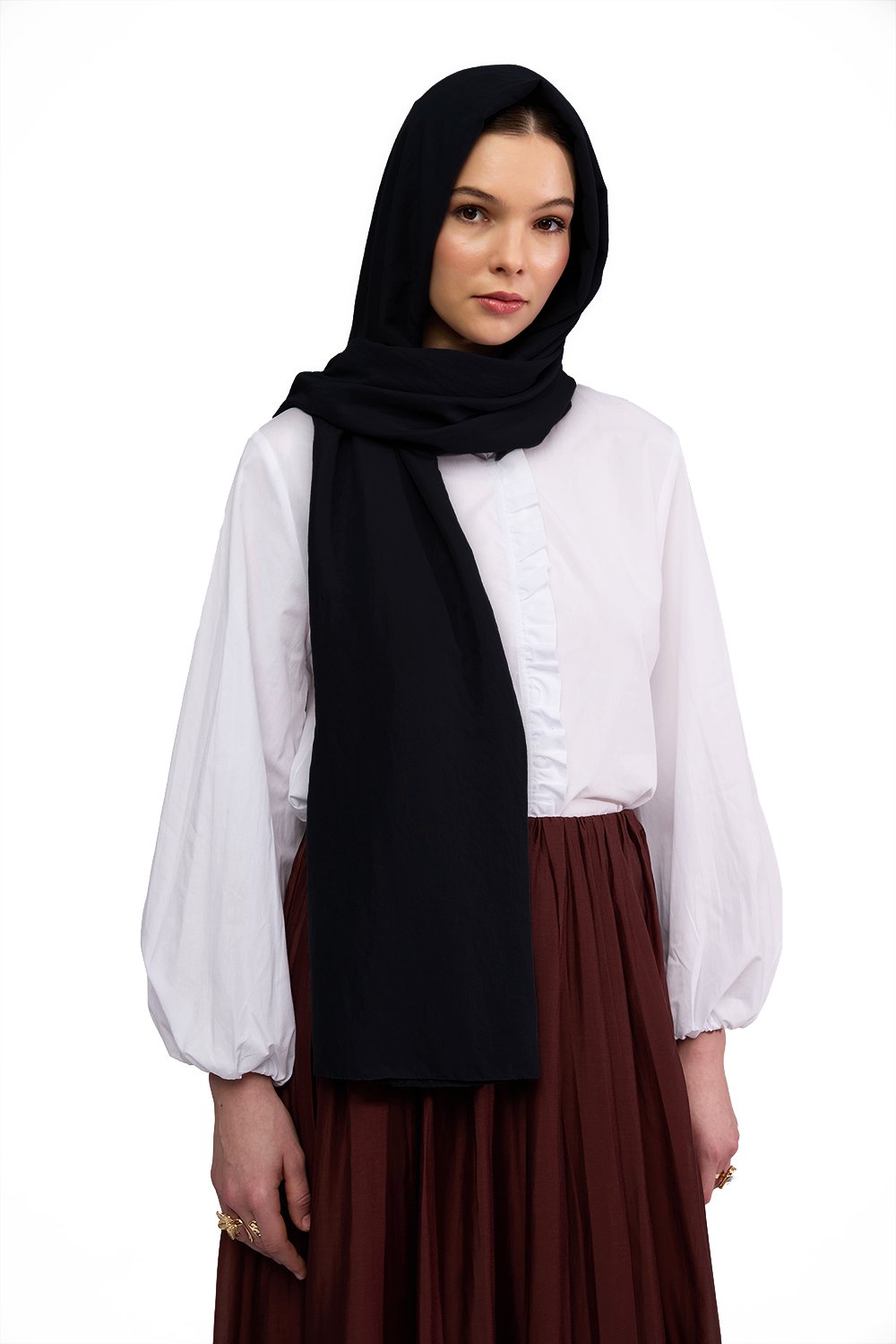 CLOUDY Günlük Şal- Siyah