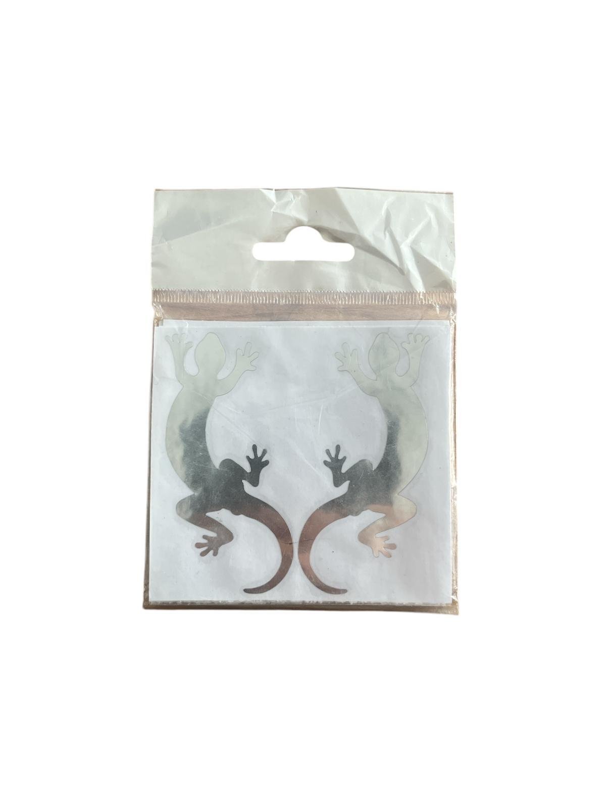 2'Lİ KERTENKELE KROM STİCKER