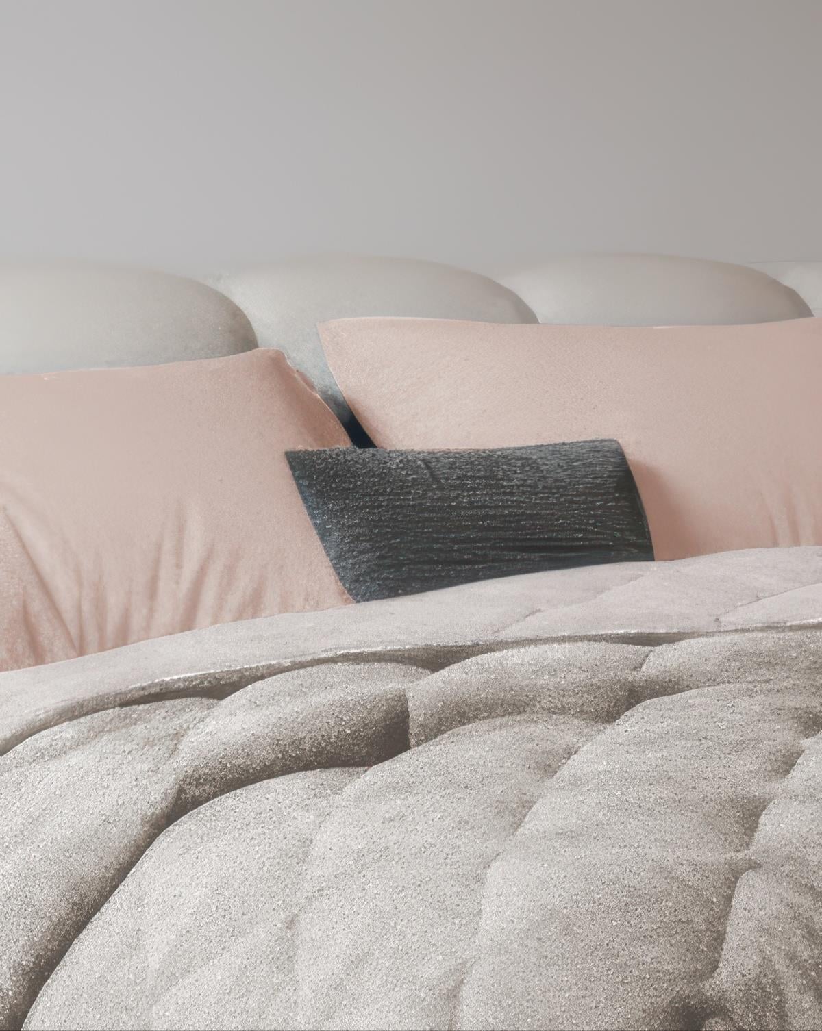 Çift Kişilik Welsoft Yorgan Uyku Seti Bej 160x200 Lastikli Çarşaflı