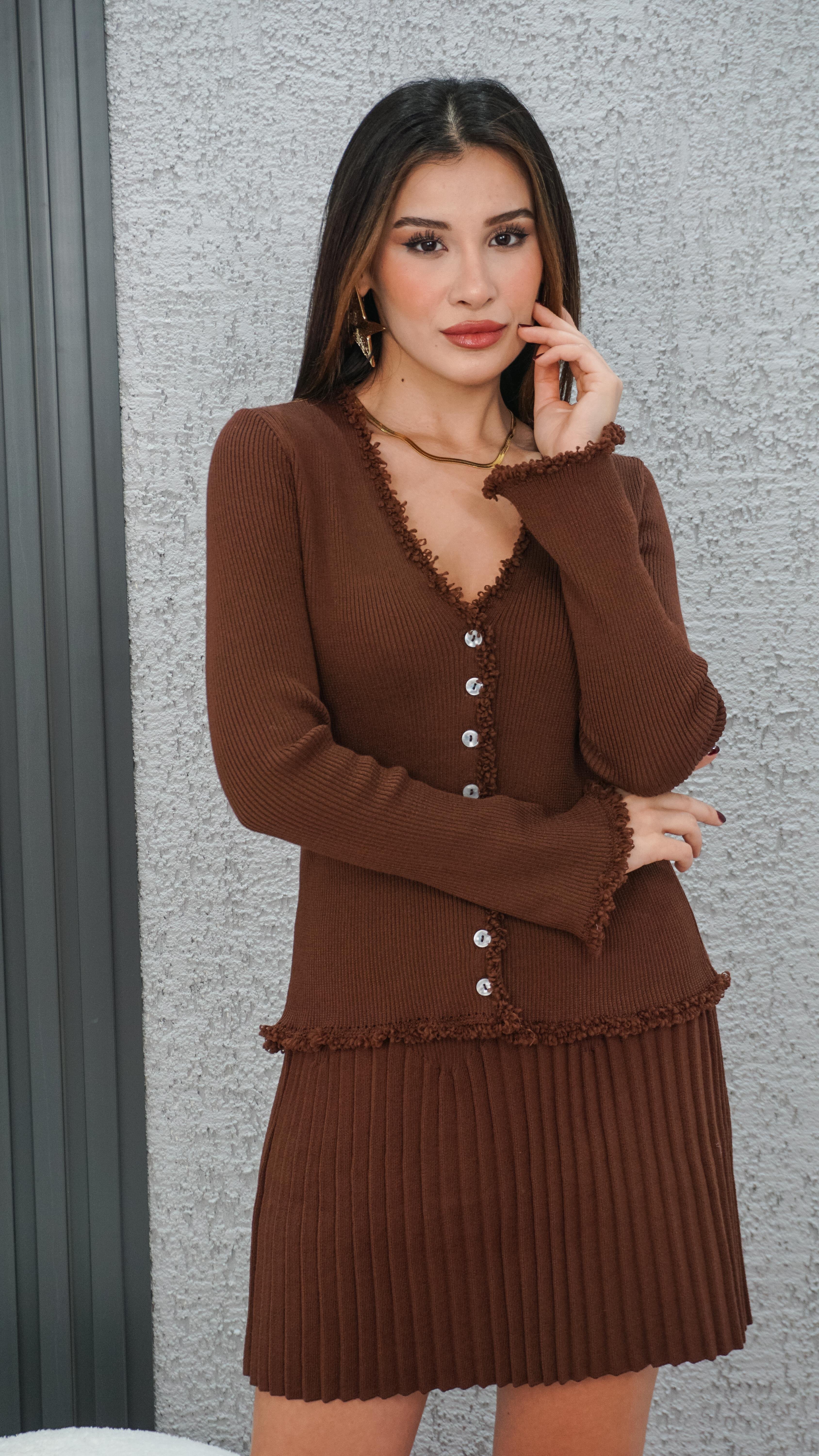 Hırka Takım Kahverengi