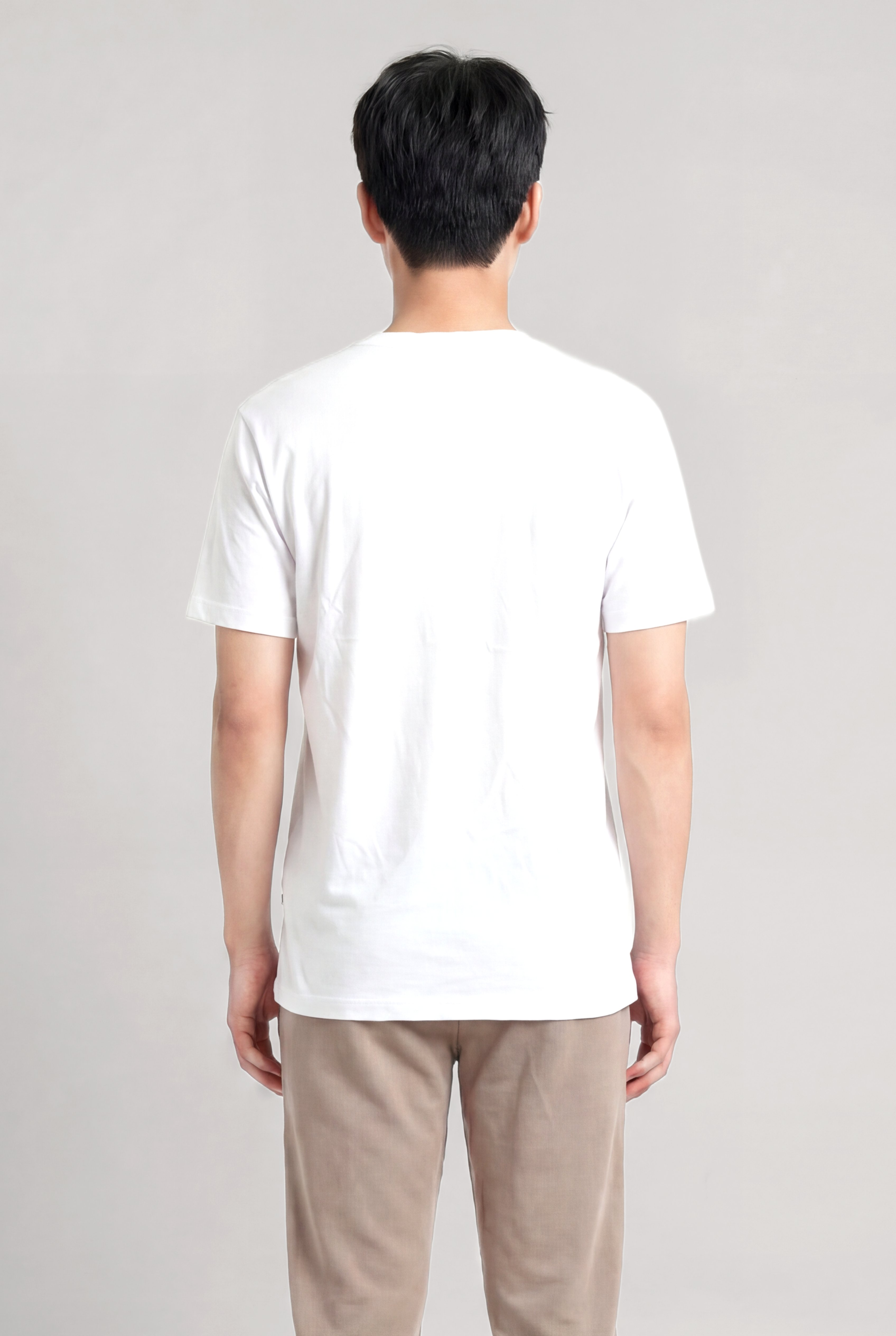 Jaguar Baskı Detaylı Bisiklet Yaka Regular Fit Erkek Beyaz T-Shirt