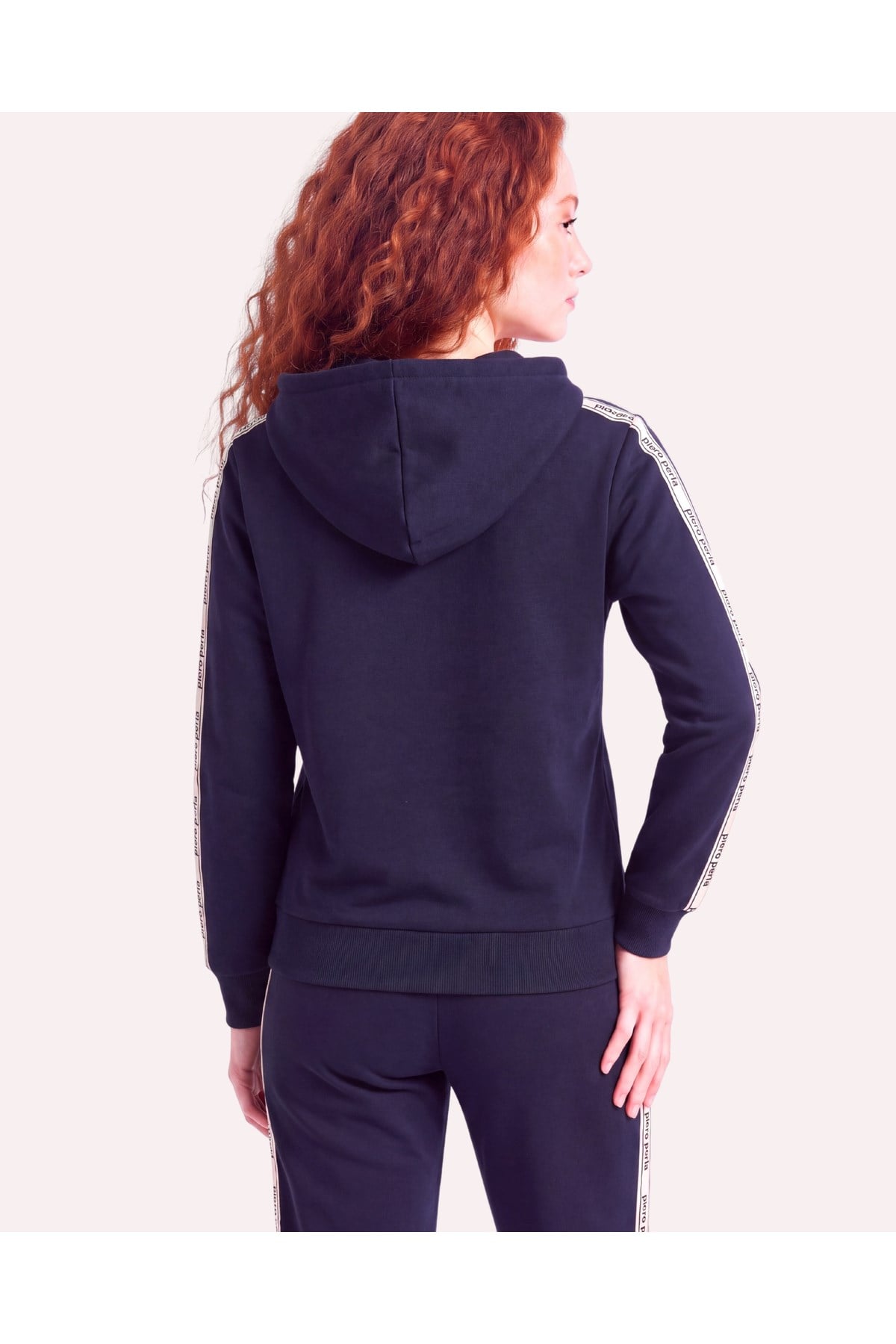 Kadın Kapüşonlu Fermuar Detaylı Regular Fit Hırka
