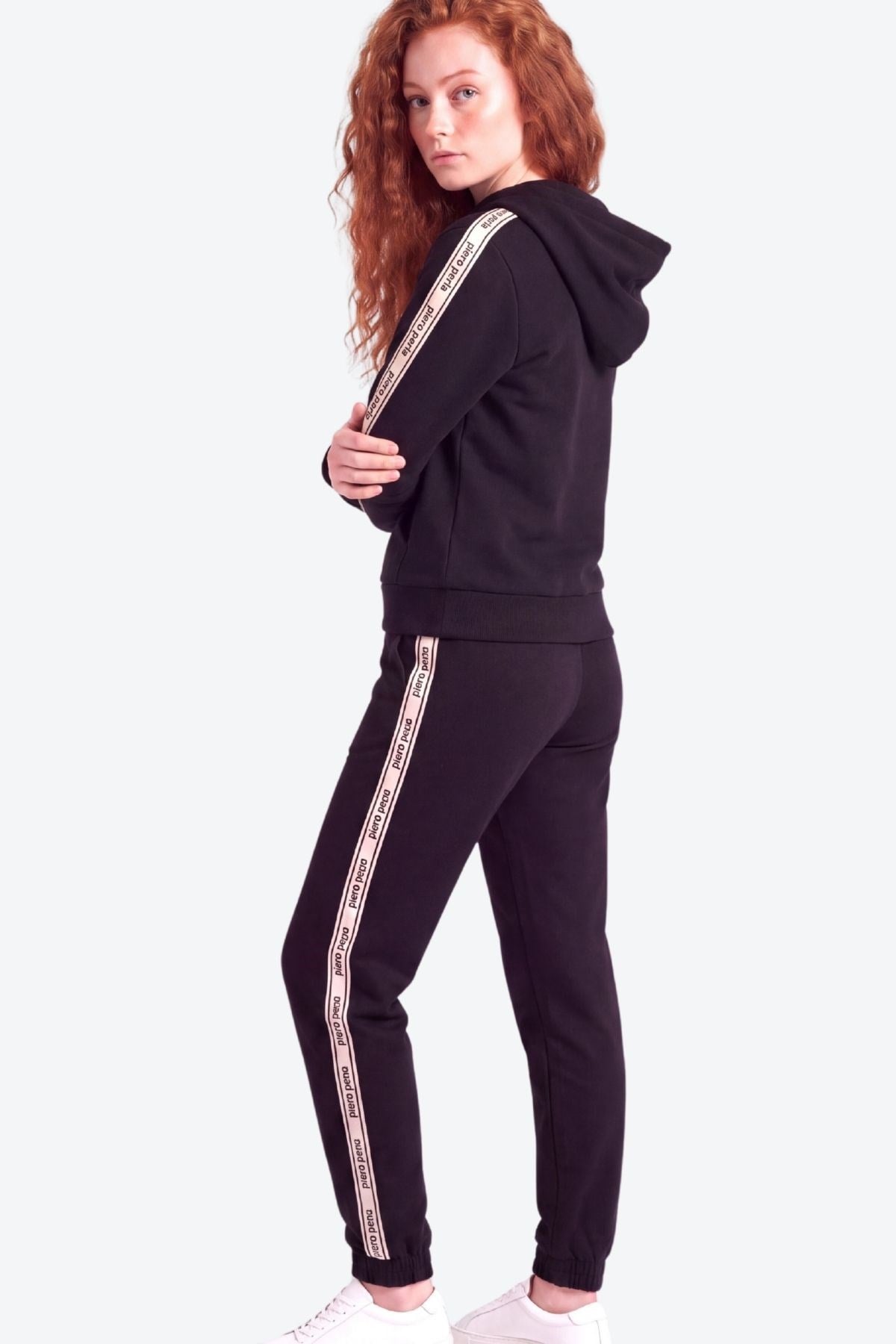 Kadın Raşel Şerit Detaylı Jogger Fit Eşofman Altı