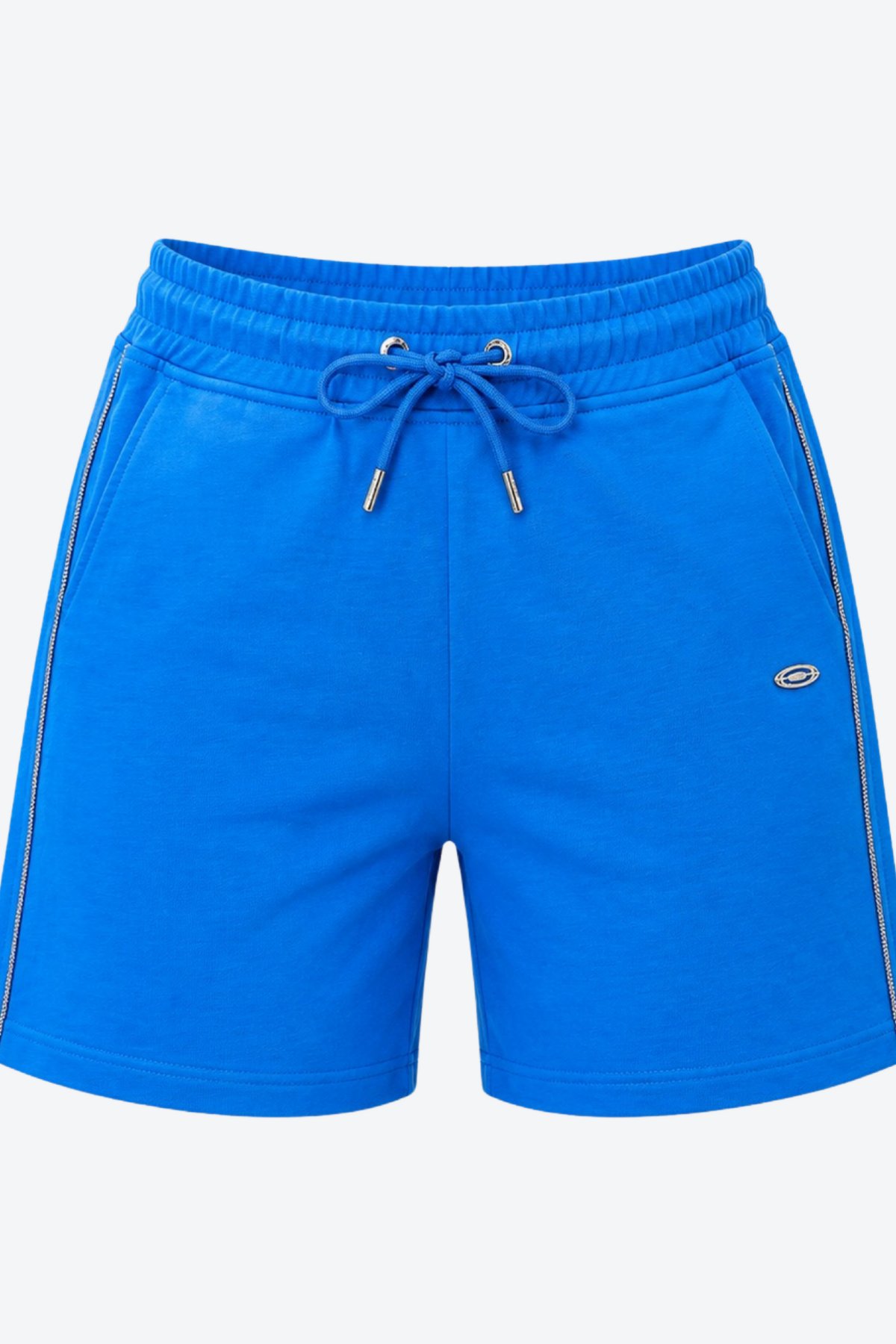 Metal Logo Detaylı Slim Fit Kadın Şort Bermuda