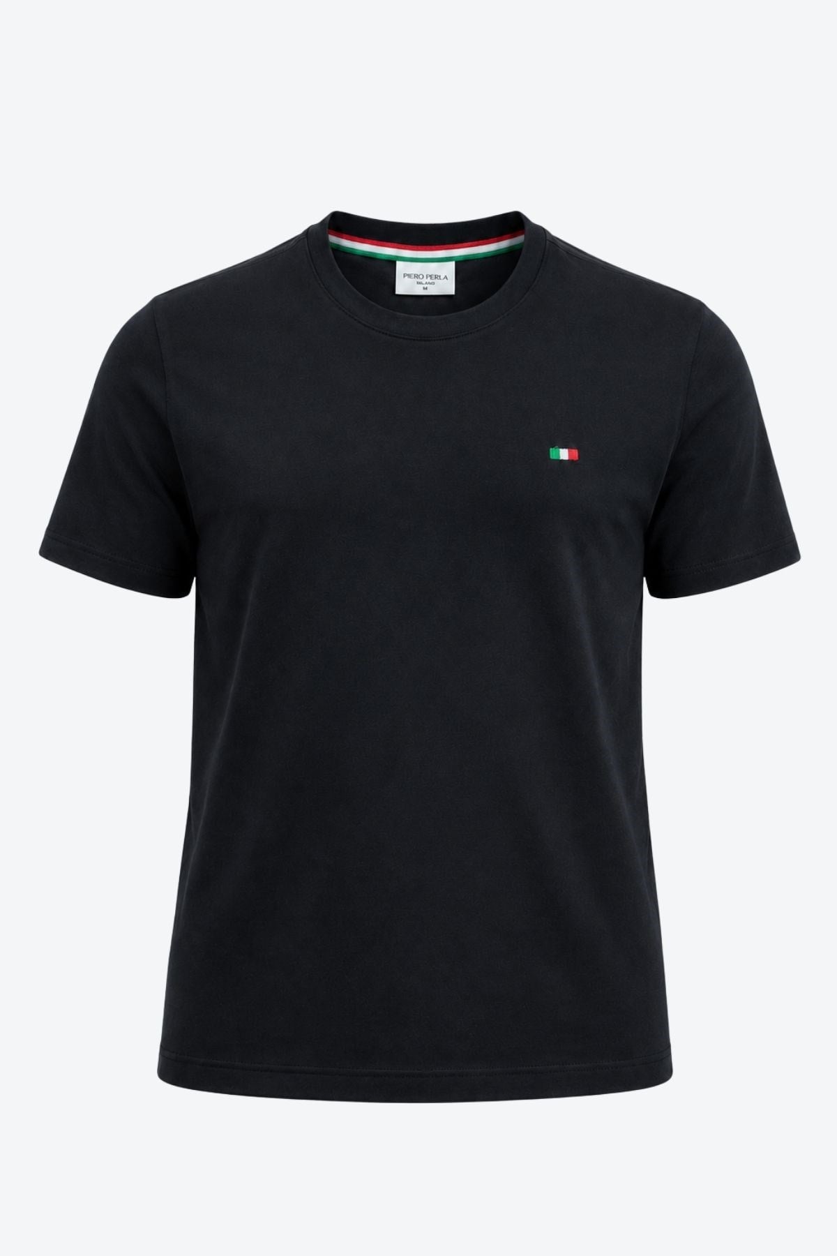 Nakış Detaylı Regular Fit Erkek Bisiklet Yaka T-Shirt