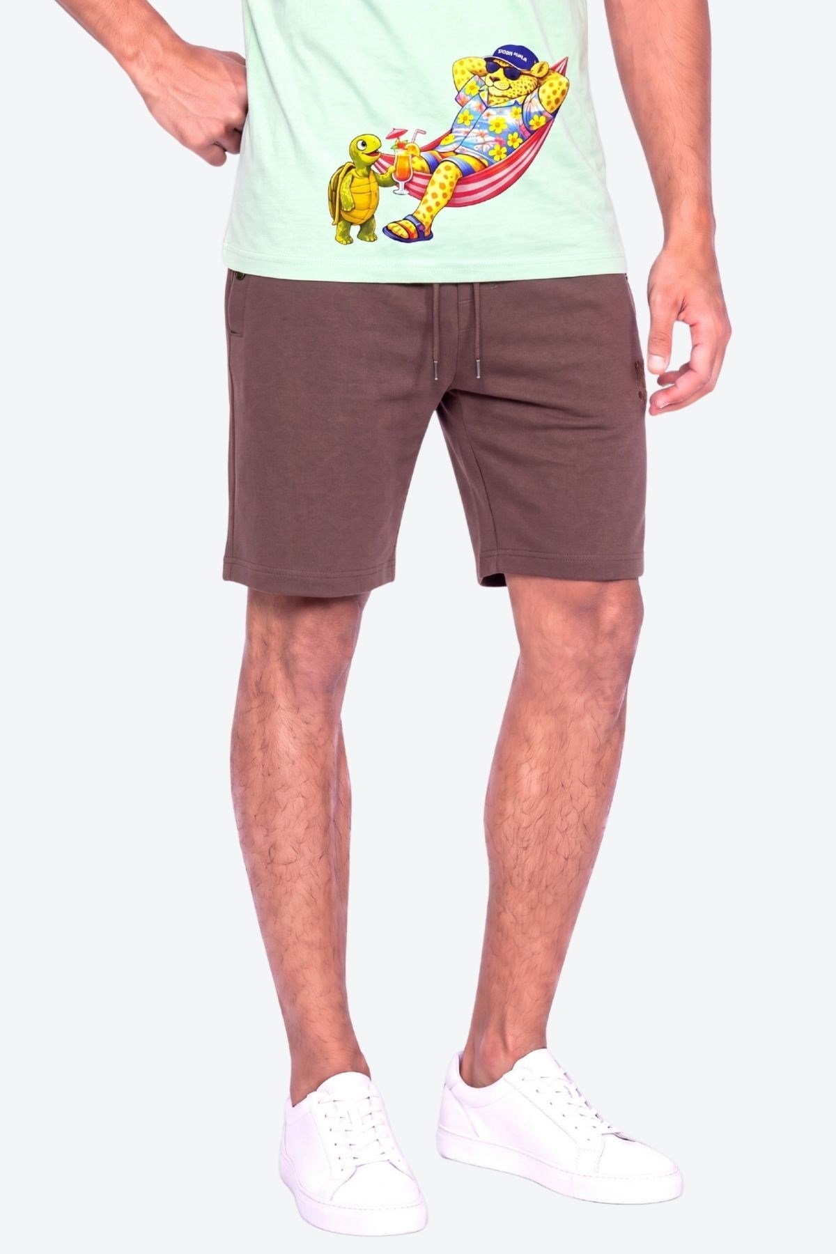 Perla Sport Detaylı Regular Fit Erkek Şort Bermuda