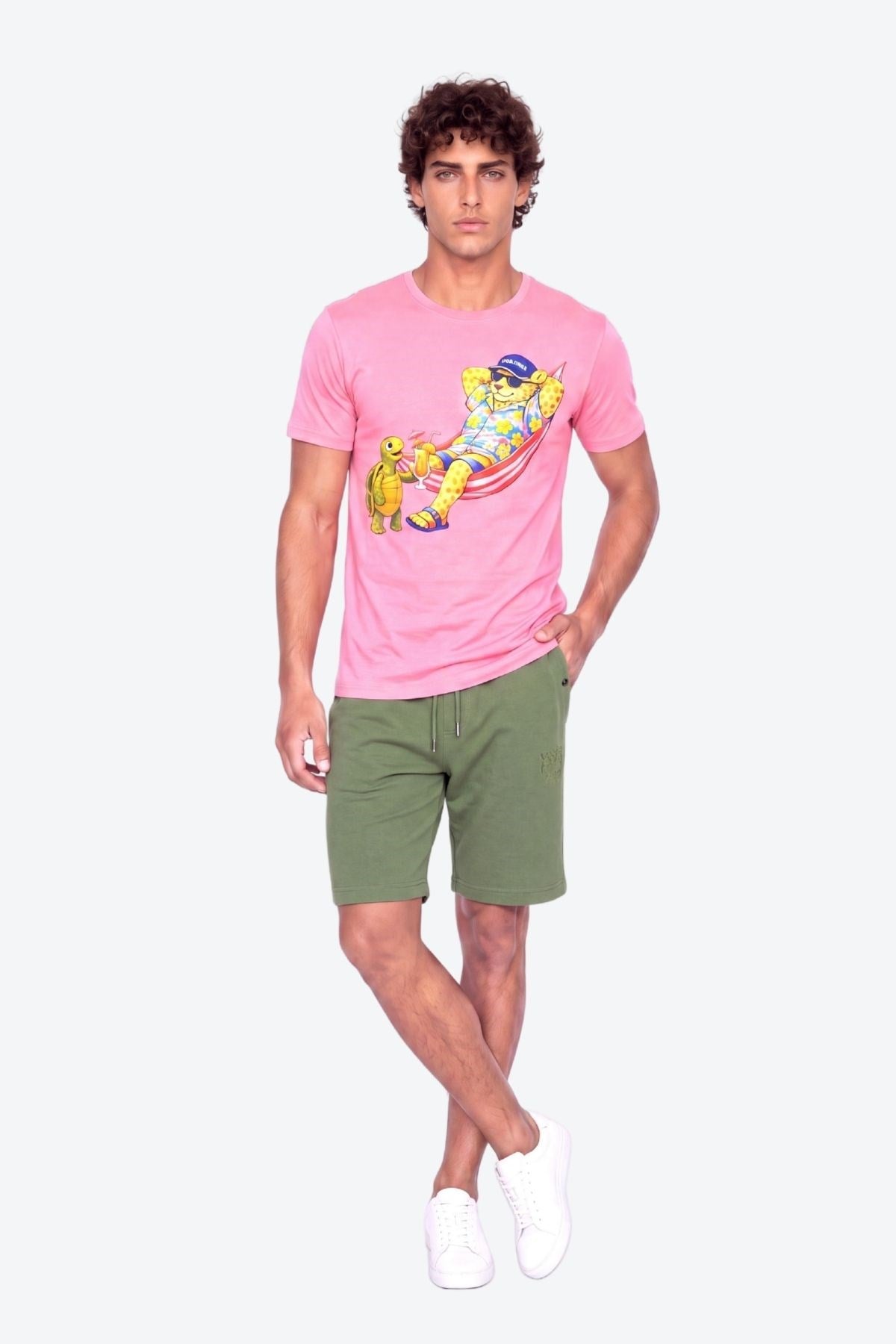 Perla Sport Detaylı Regular Fit Erkek Şort Bermuda
