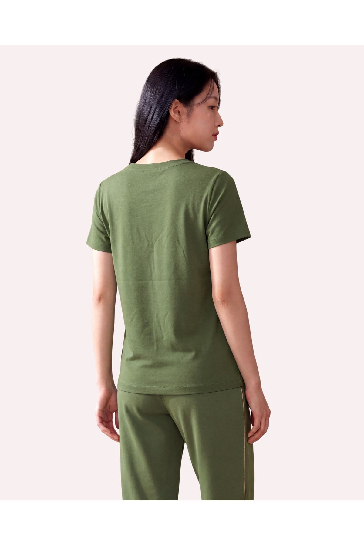Zincir Şerit Detaylı Loose Fit Kadın Eşofman Altı
