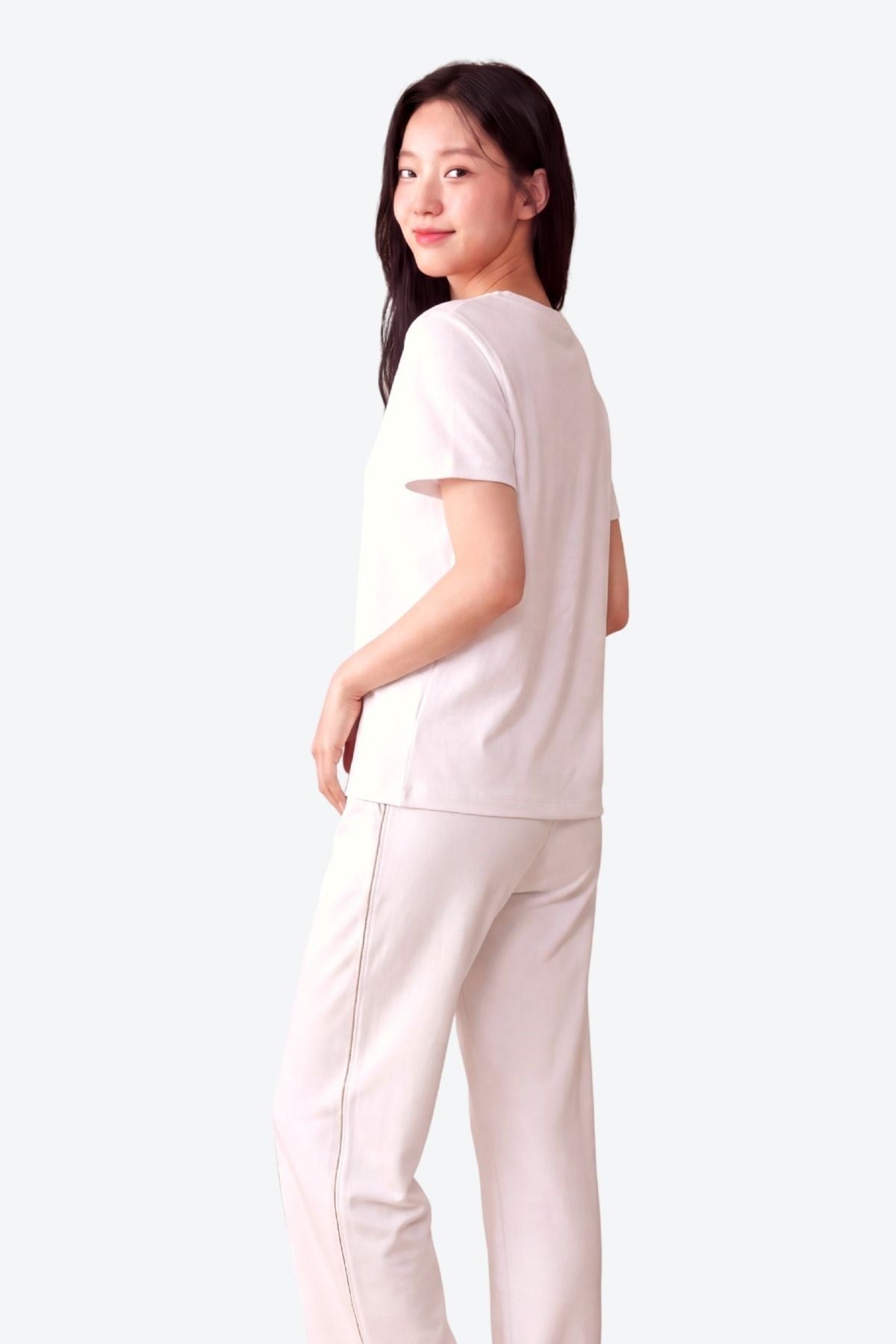 Zincir Şerit Detaylı Loose Fit Kadın Eşofman Altı