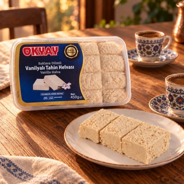 Baklava Dilimli Vanilyalı Helva 450 g