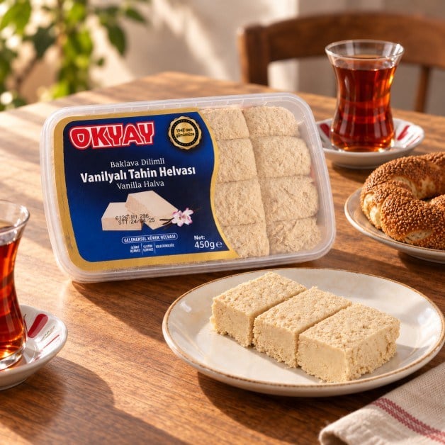Baklava Dilimli Vanilyalı Helva 450 g