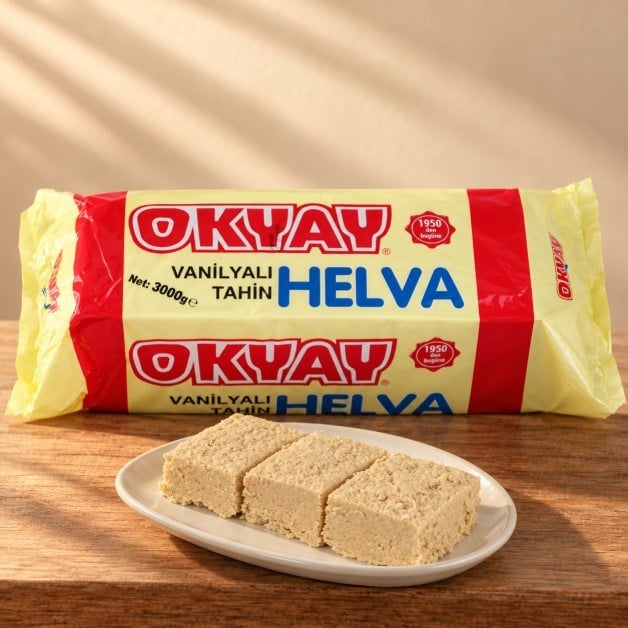 Blok Vanilyalı Helva 3000 g