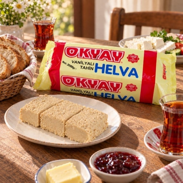 Blok Vanilyalı Helva 3000 g