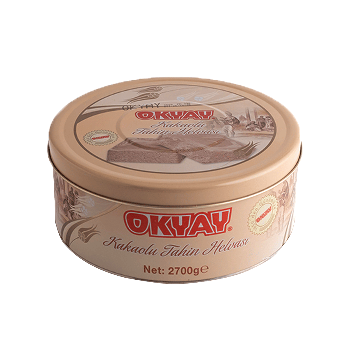 Kakaolu Teneke Kutu Helva 2700 Gr