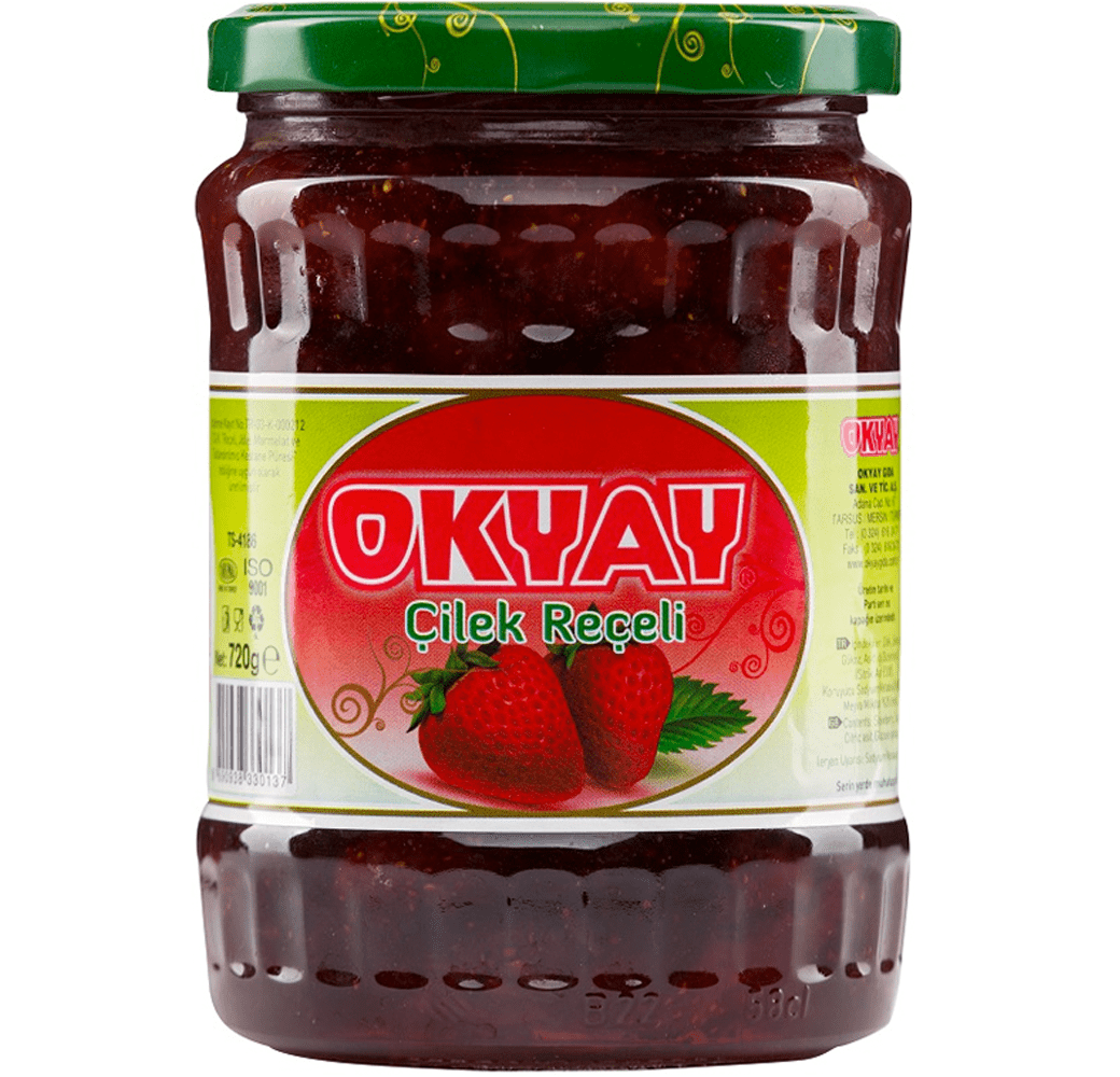 Kavanoz Çilek Reçeli 720 Gr
