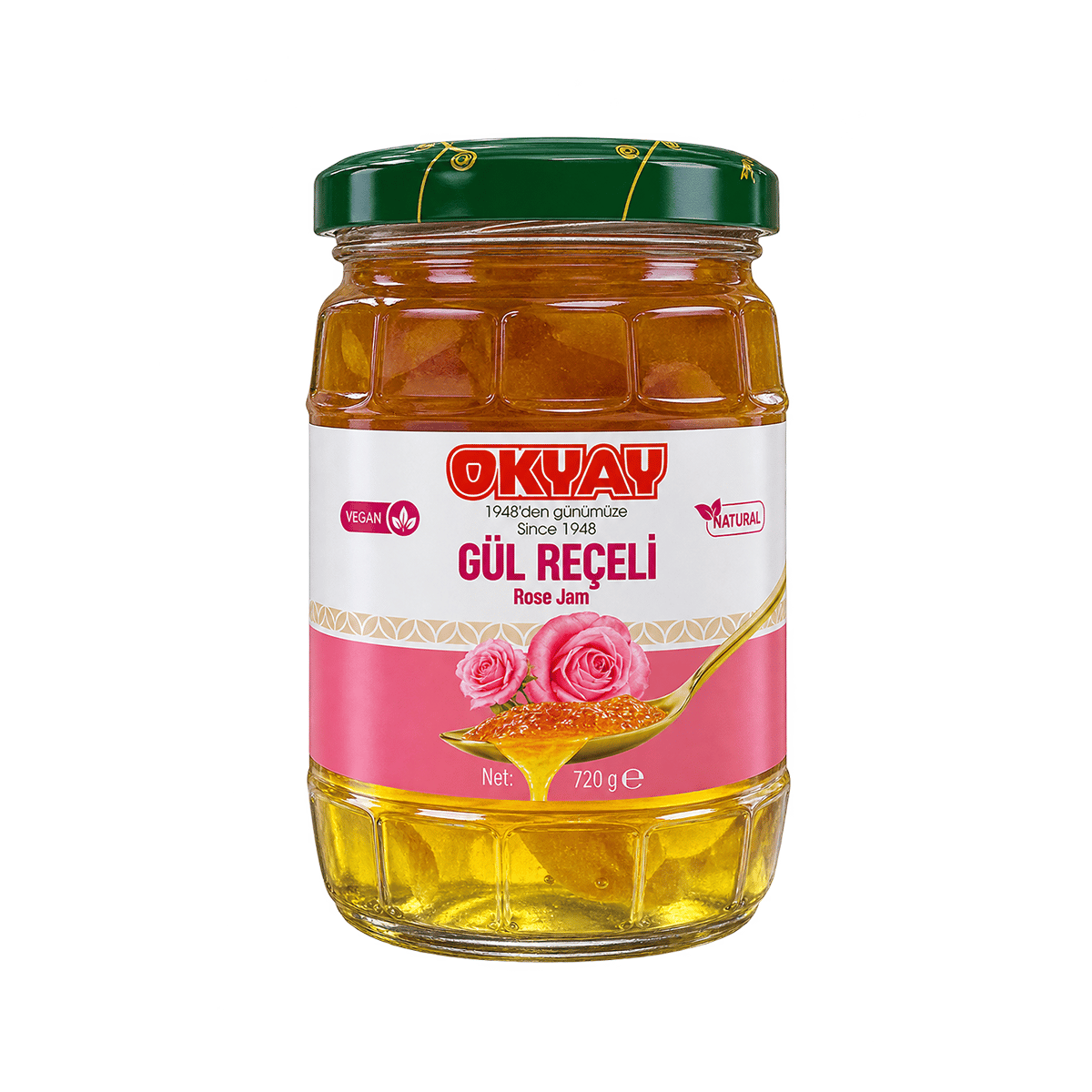 Kavanoz Gül Reçeli 720 Gr