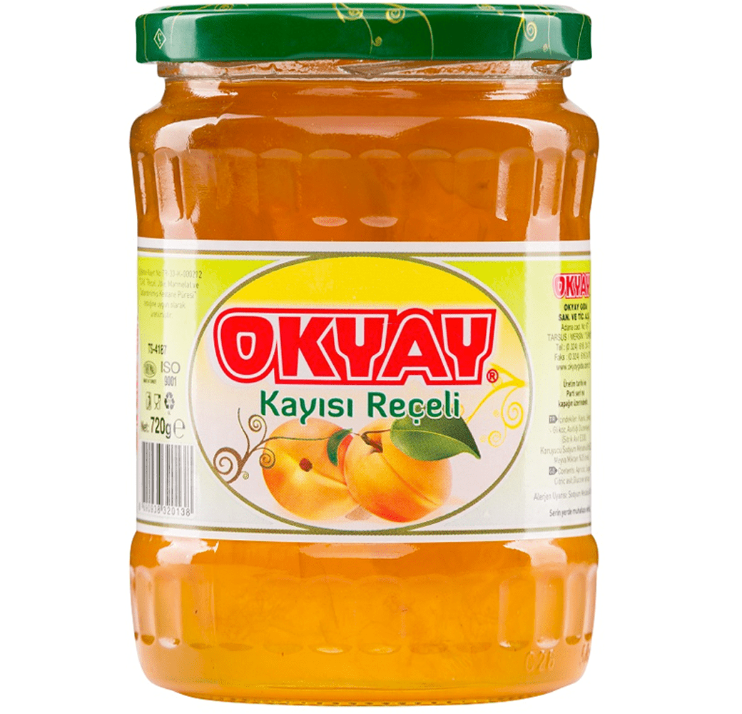 Kavanoz Kayısı Reçeli 720 Gr
