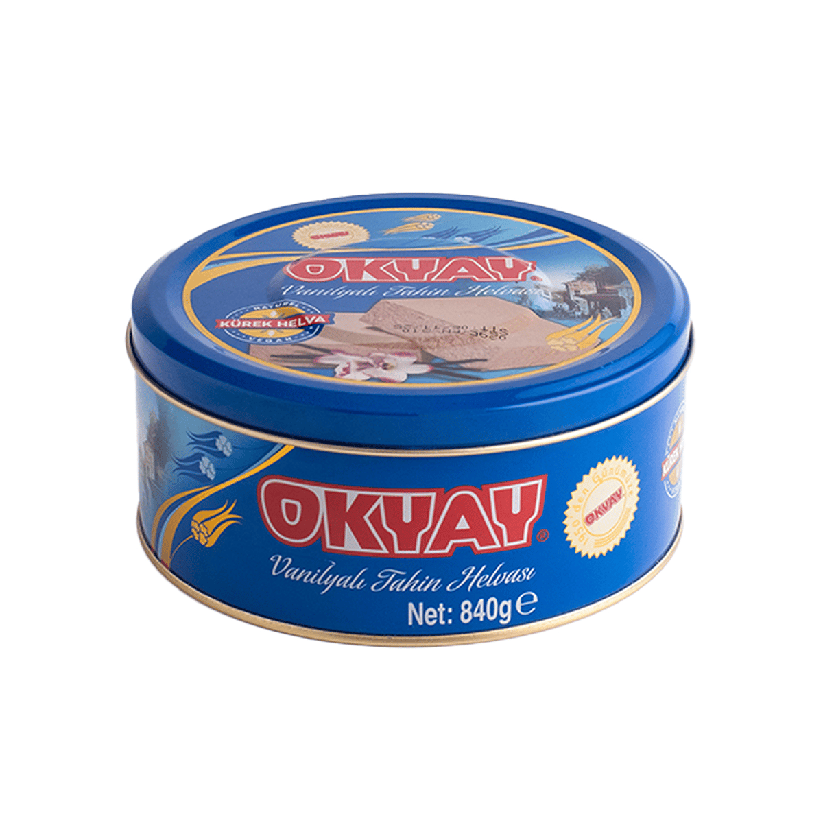 Vanilyalı Teneke Kutu Helva 840 Gr