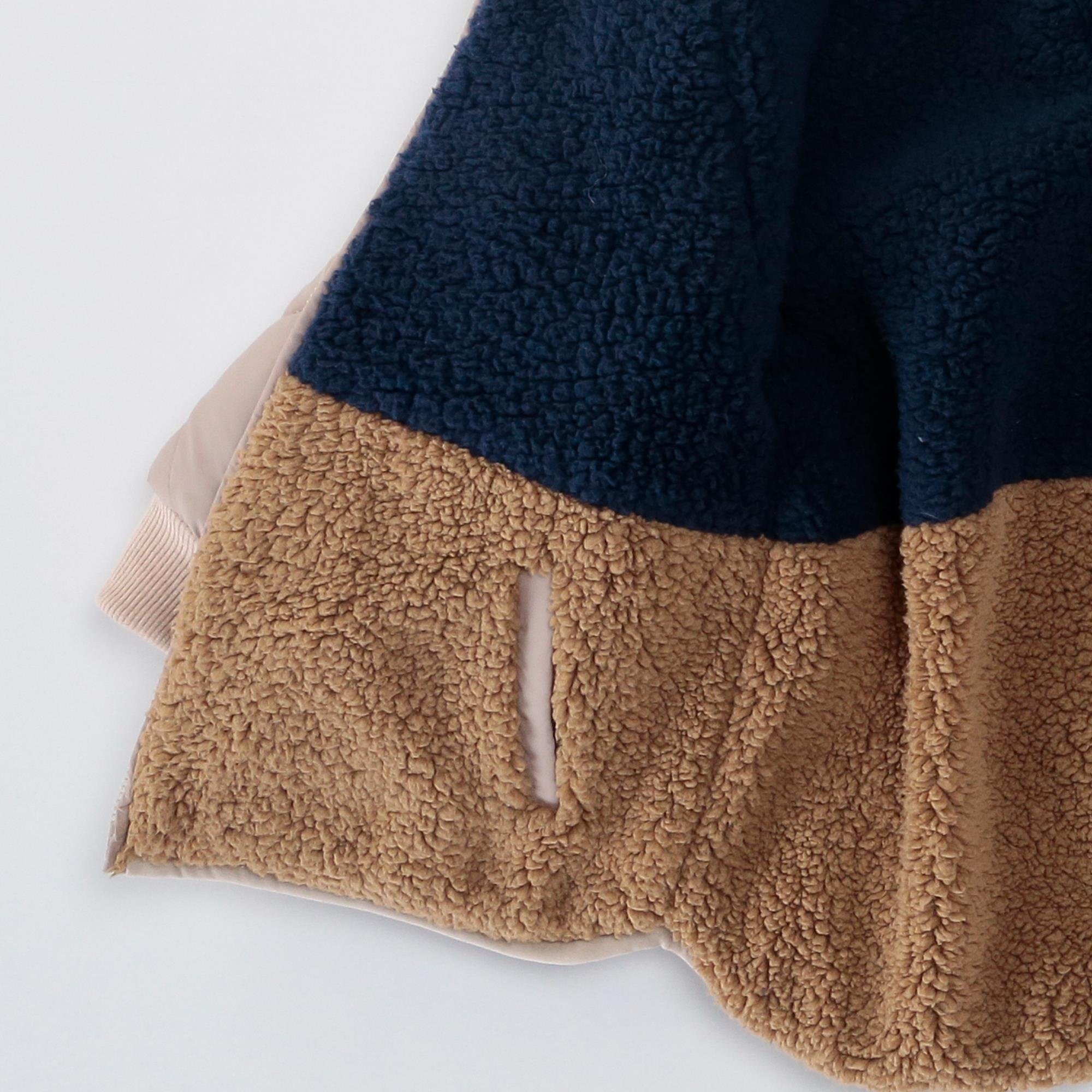 Erkek Çocuk Çift Taraflı Mont - Capitone/Peluş Detaylı 2- 7 Yaş