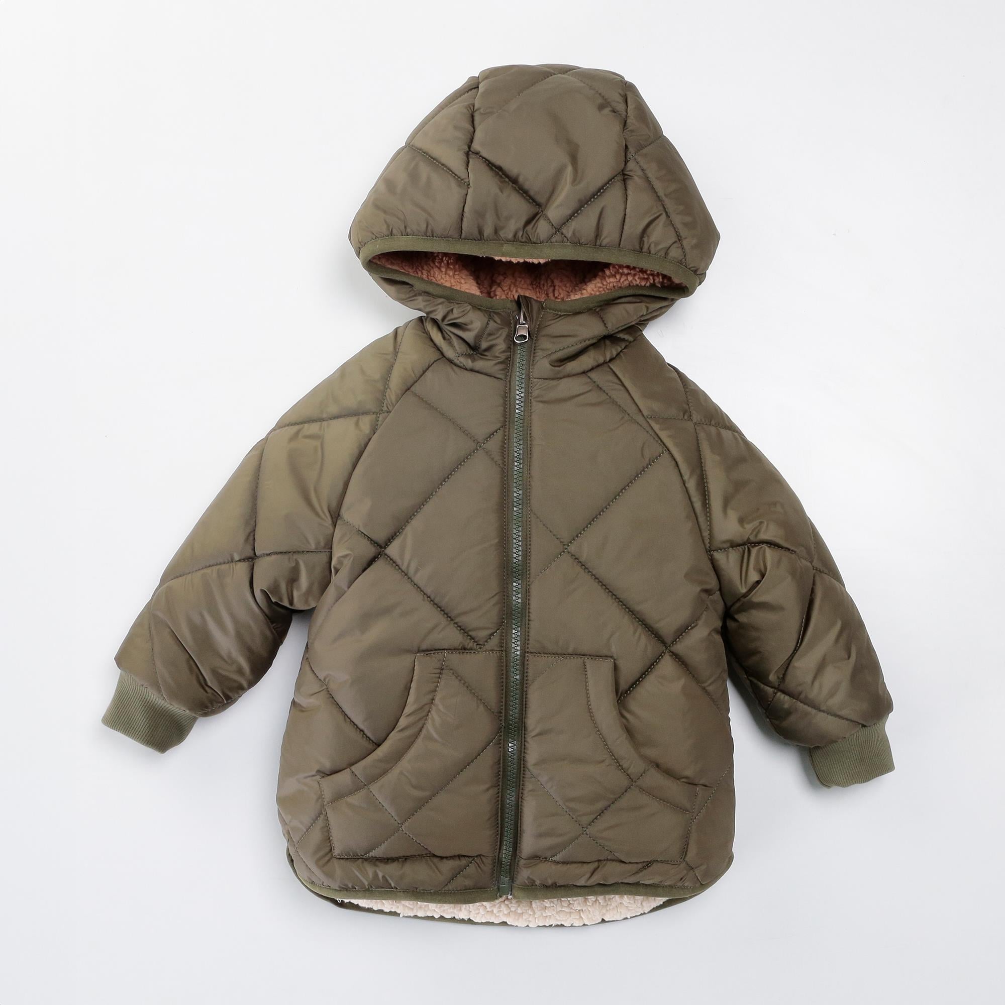 Erkek Çocuk Çift Taraflı Mont - Capitone/Peluş Detaylı 2- 7 Yaş