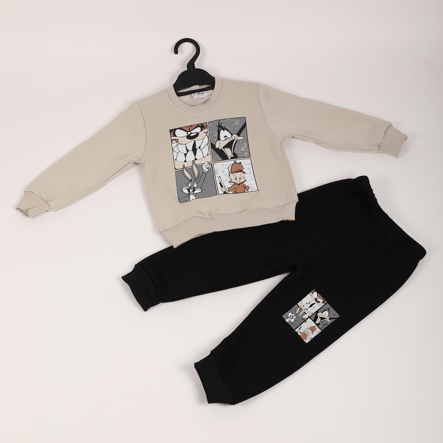 Mimbo Kids Erkek Çocuk 3 İp Penye Şardonlu Eşofman Takımı