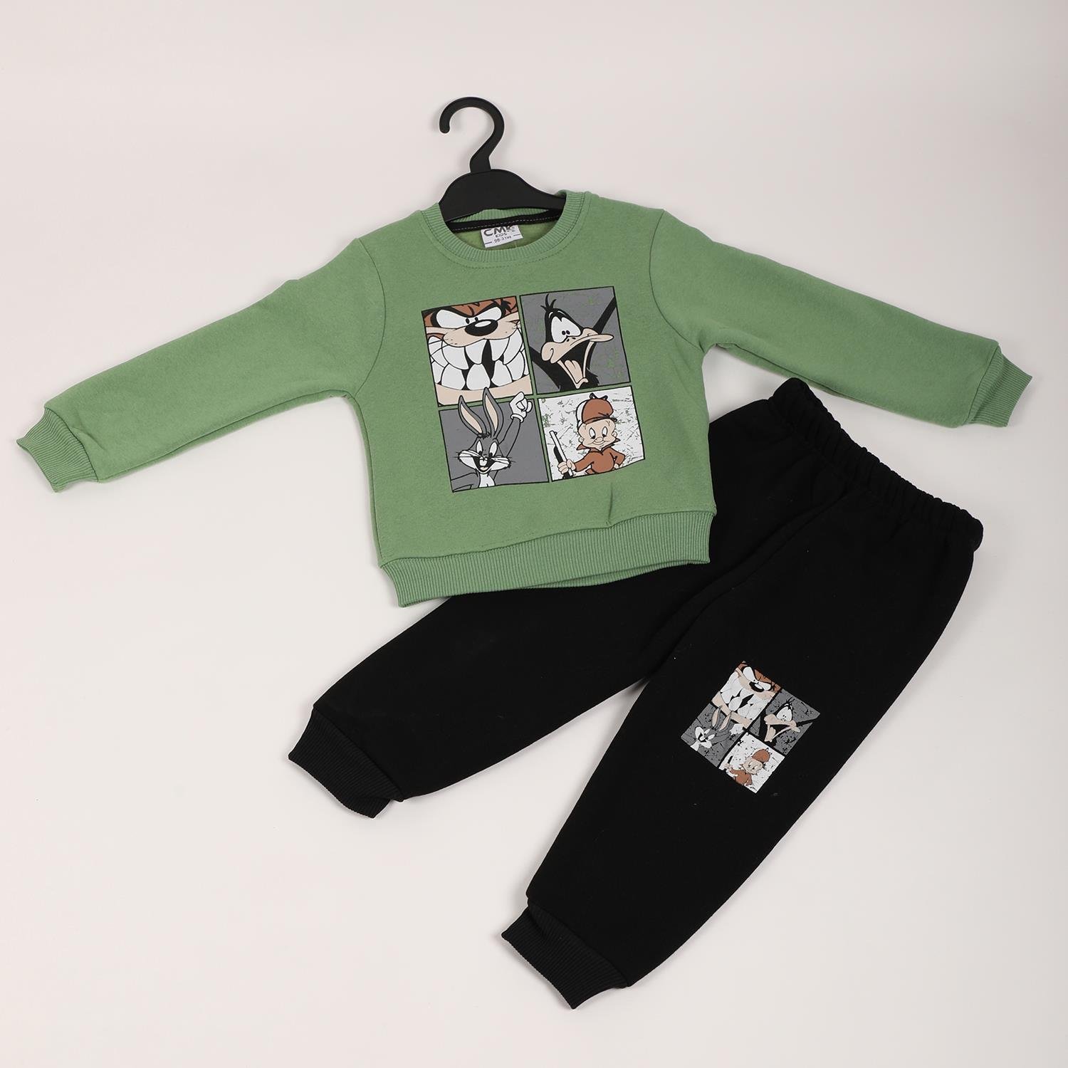 Mimbo Kids Erkek Çocuk 3 İp Penye Şardonlu Eşofman Takımı