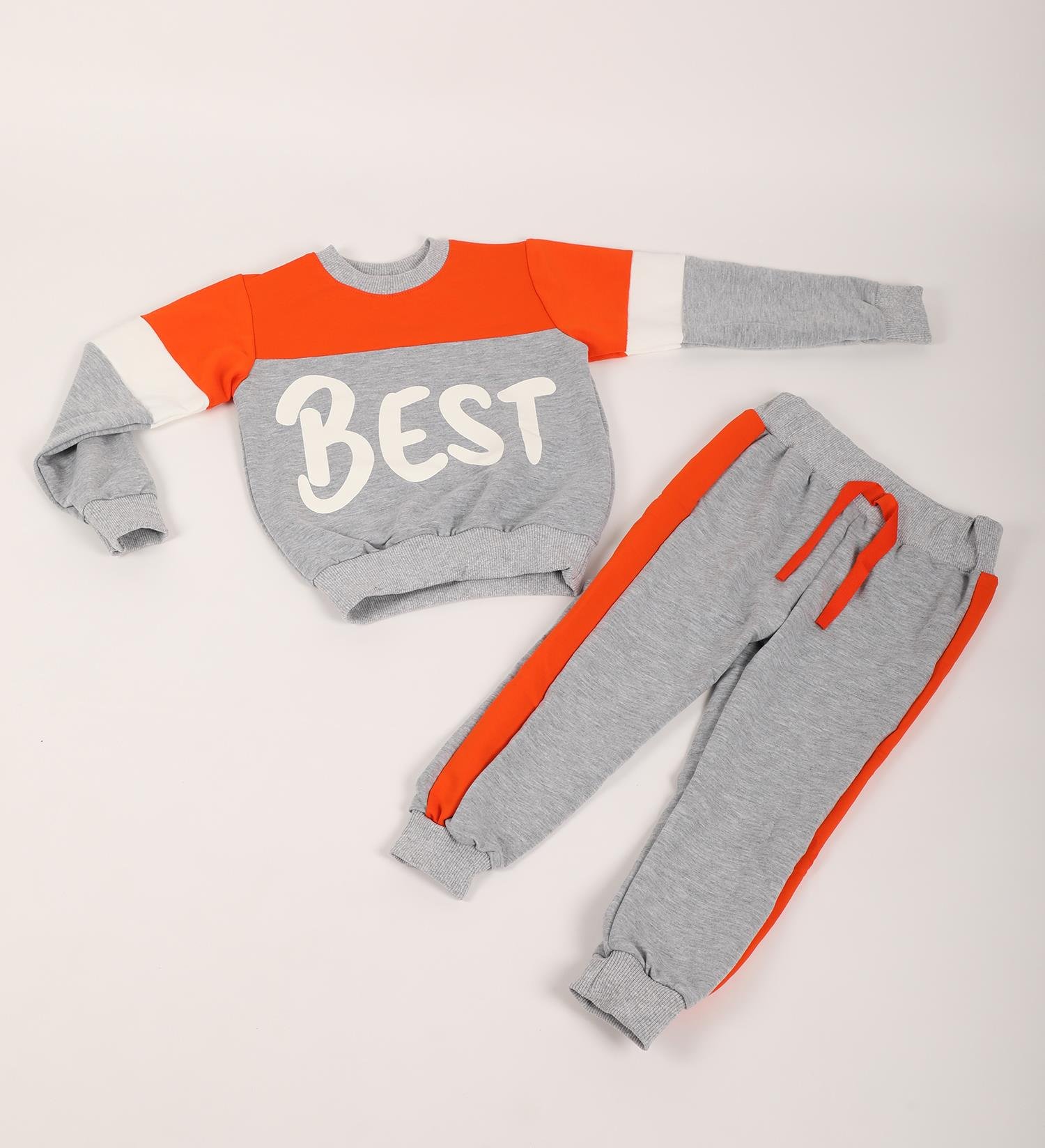 Mimbo Kids Erkek Çocuk Best Baskılı Şardonlu Eşofman Takımı
