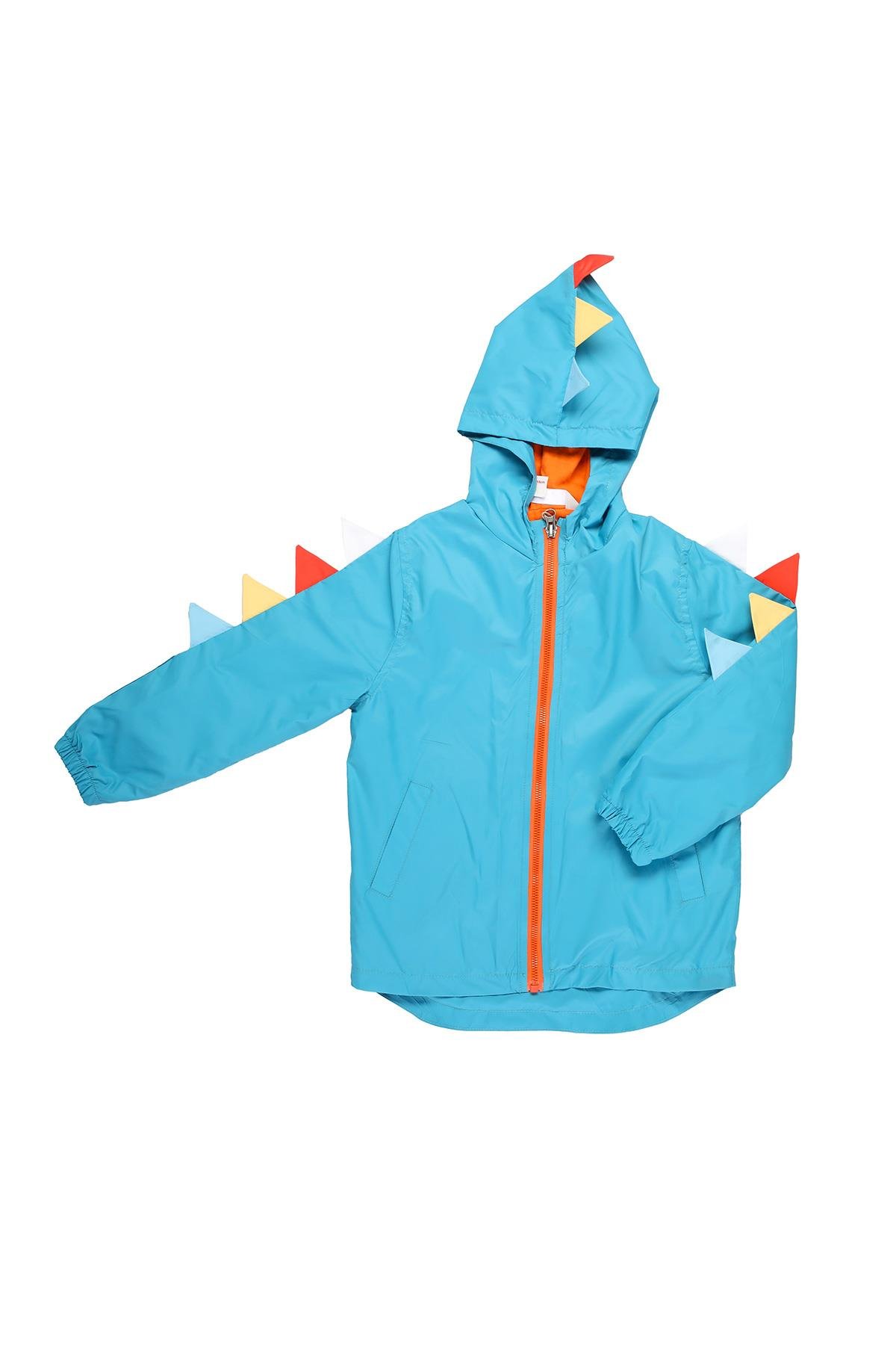 Mimbo Kids Erkek Çocuk Dinozor Figürlü Yağmurluk